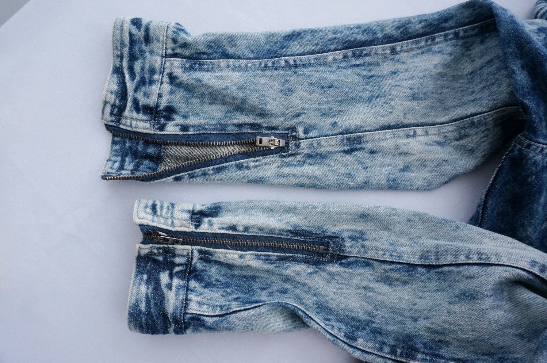 Japanese Brand IMPROVES.INC Japan Stone Wash Blue Denim Jacket Size US XS / EU 42 / 0 - 8 Thumbnail