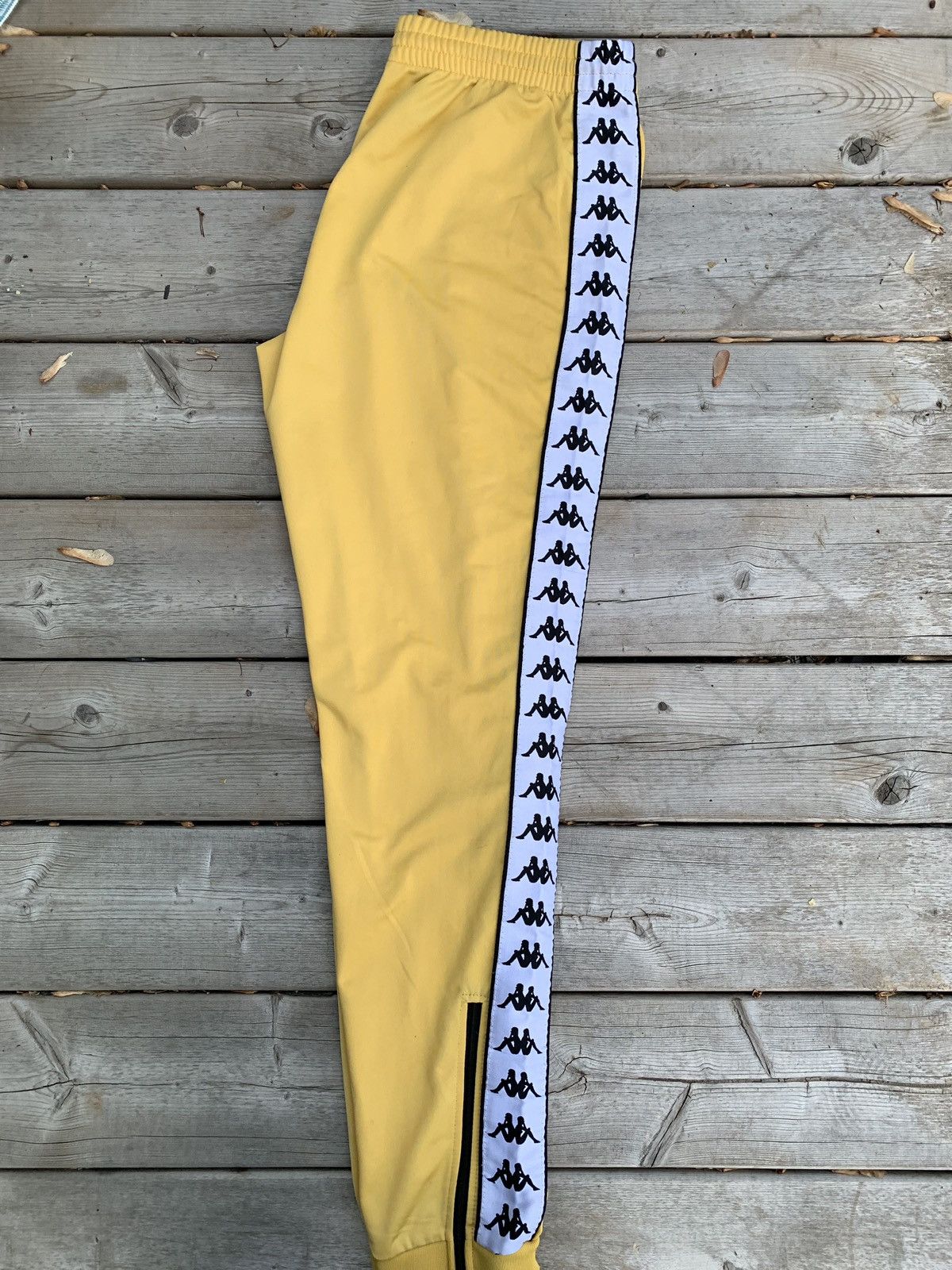 Kappa track hotsell pants yellow