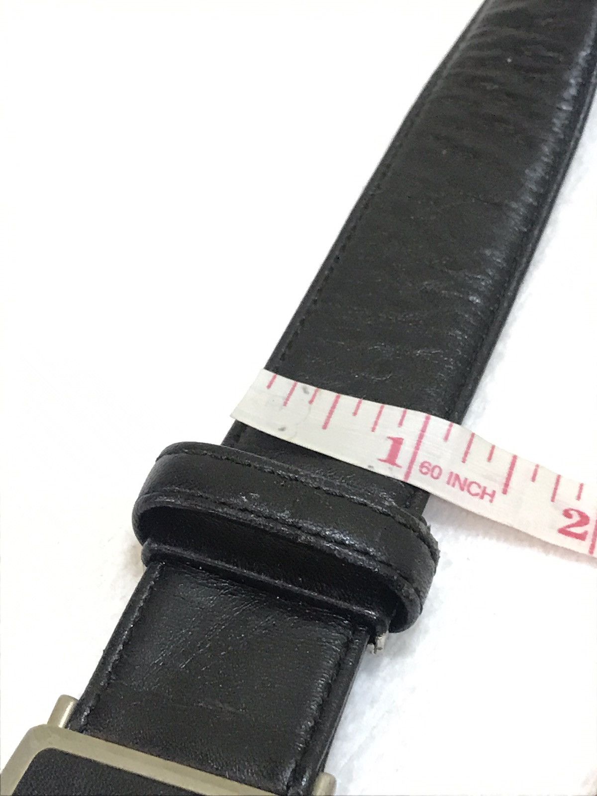 Aquascutum AQUASCUTUM LONDON LEATHER BELT VINTAGE Size 44 - 6 Thumbnail