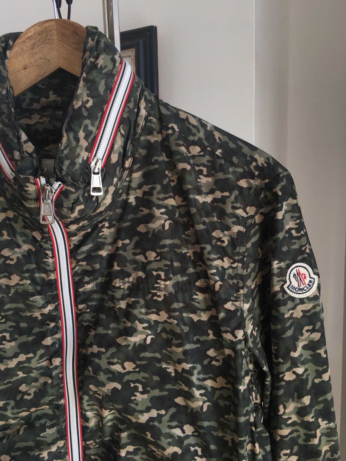 image of Moncler Camouflage Jacket, Men's (Size Medium)