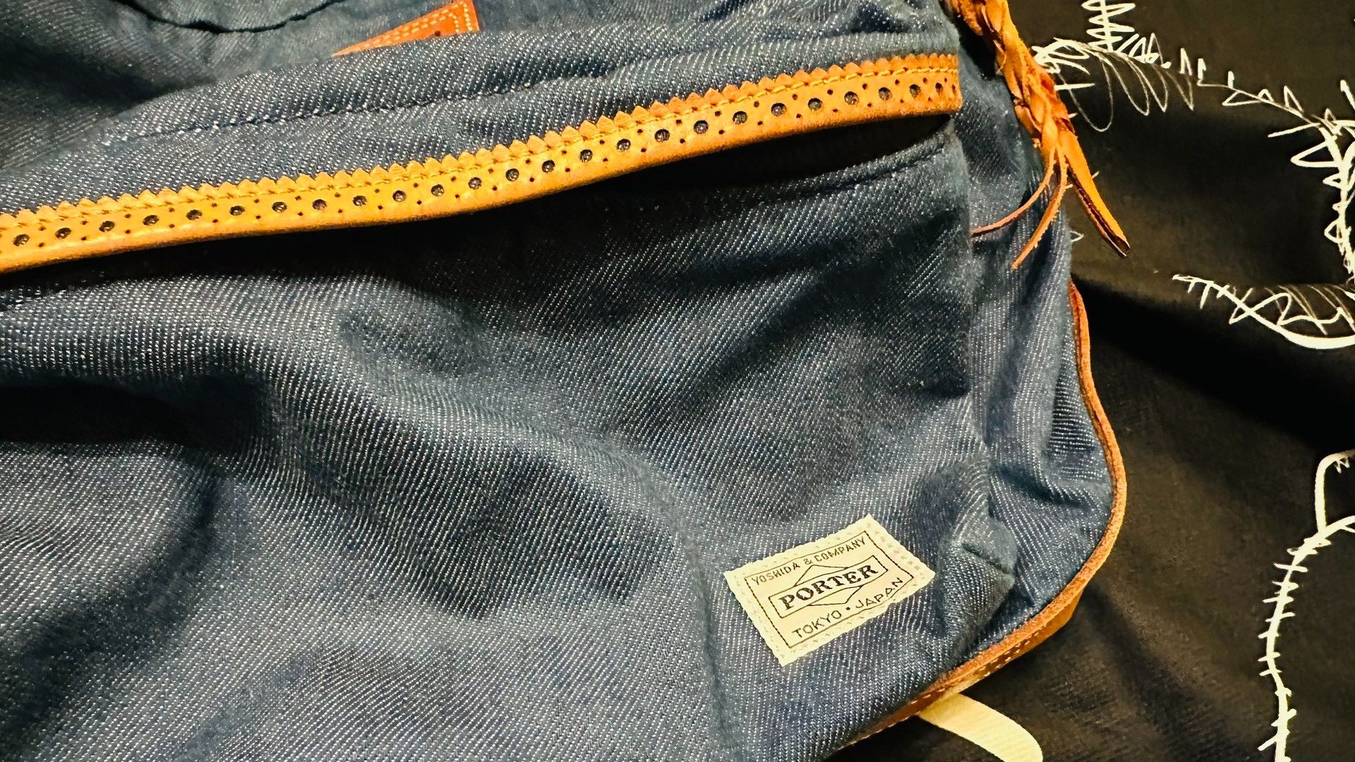 Porter x Essential Designs Denim Backpack