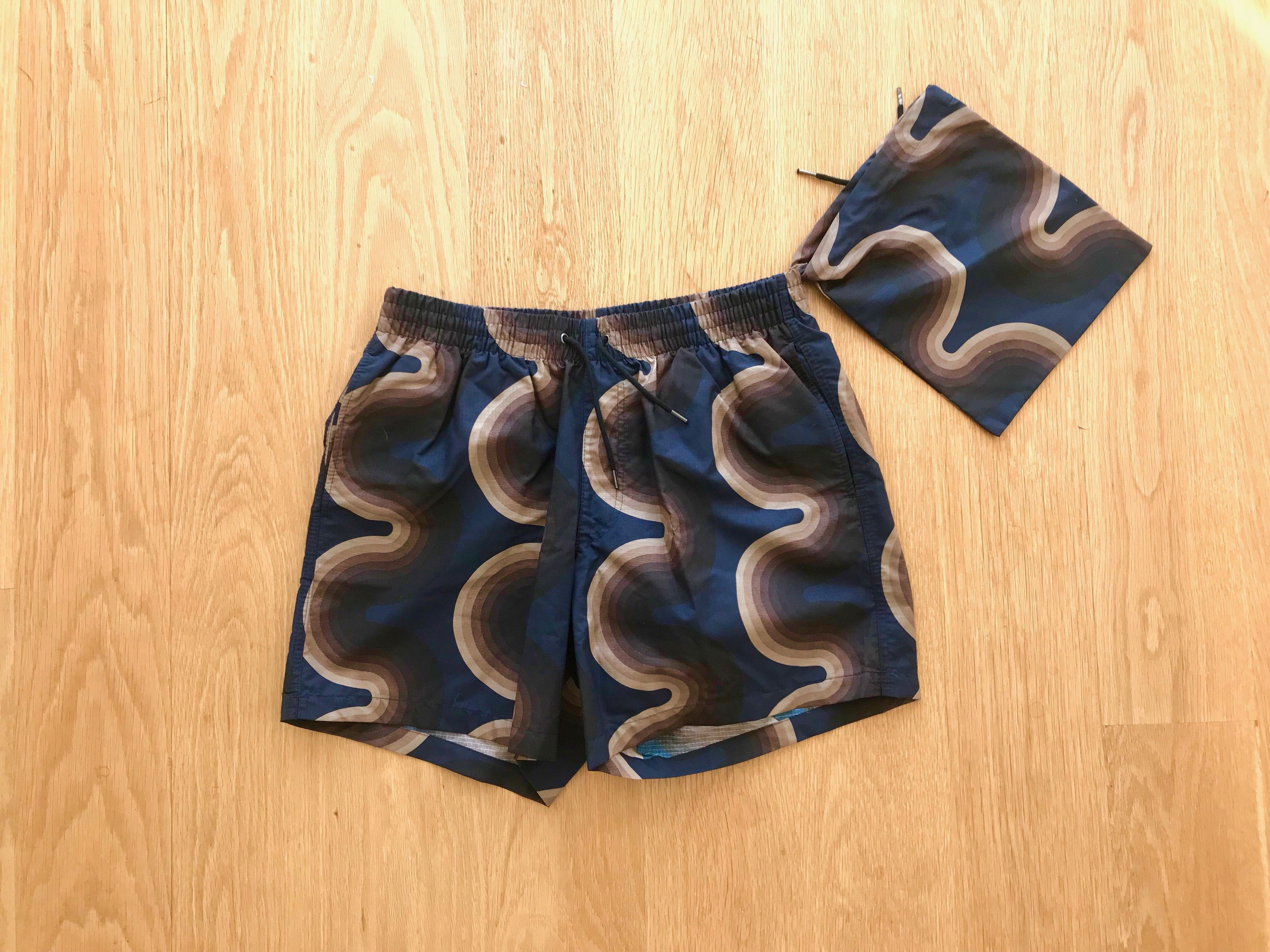 Dries Van Noten NWT SS19 Verner Panton Phibbs swim shorts in size