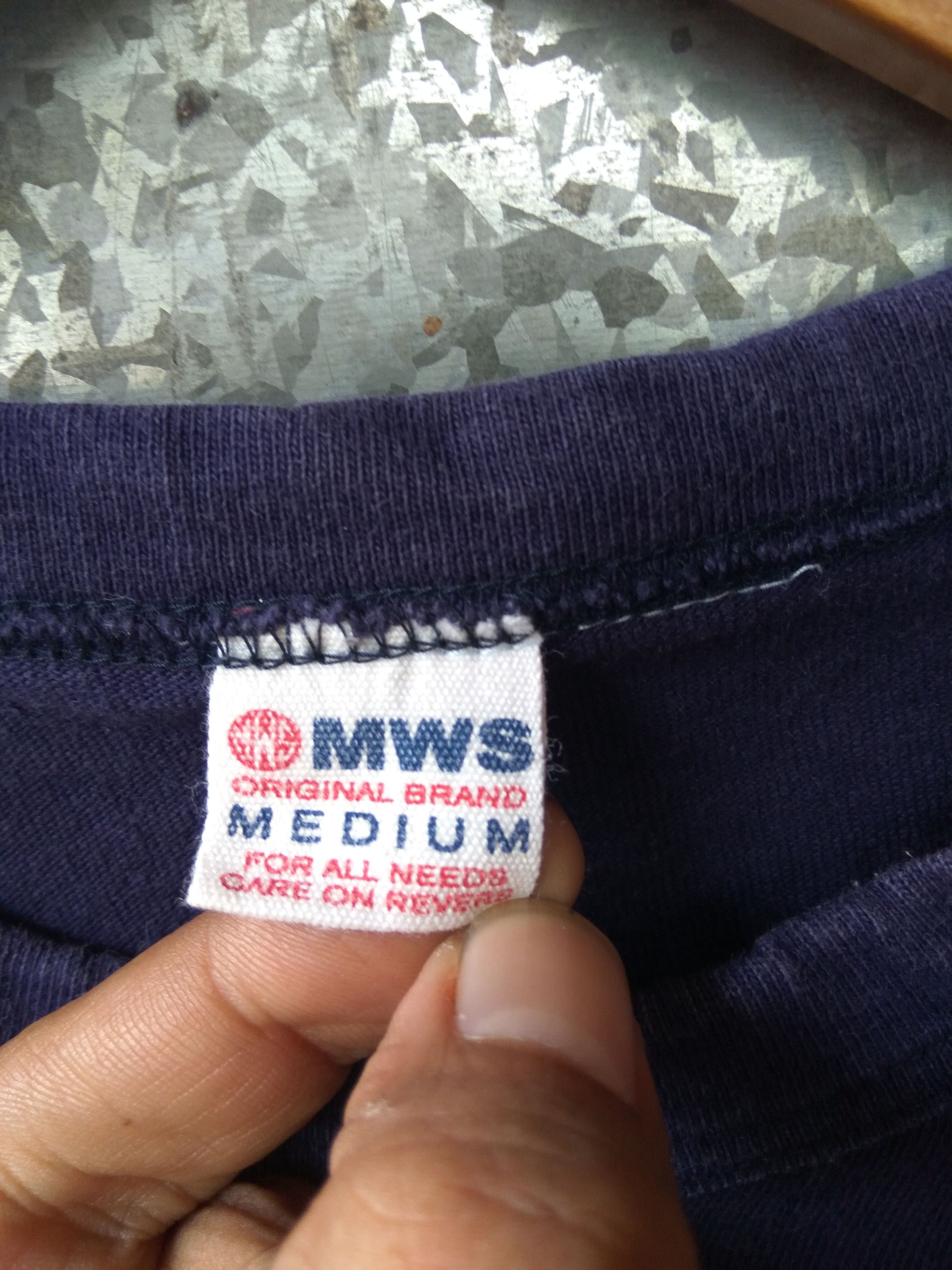 Japanese Brand Mws Speed Center tee Size US S / EU 44-46 / 1 - 6 Thumbnail