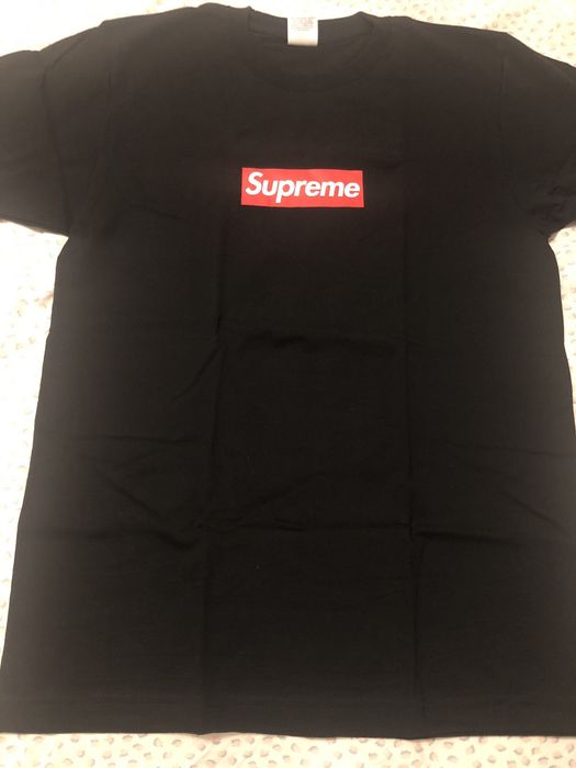 Supreme 20th Anniversary Box Logo Tee Black