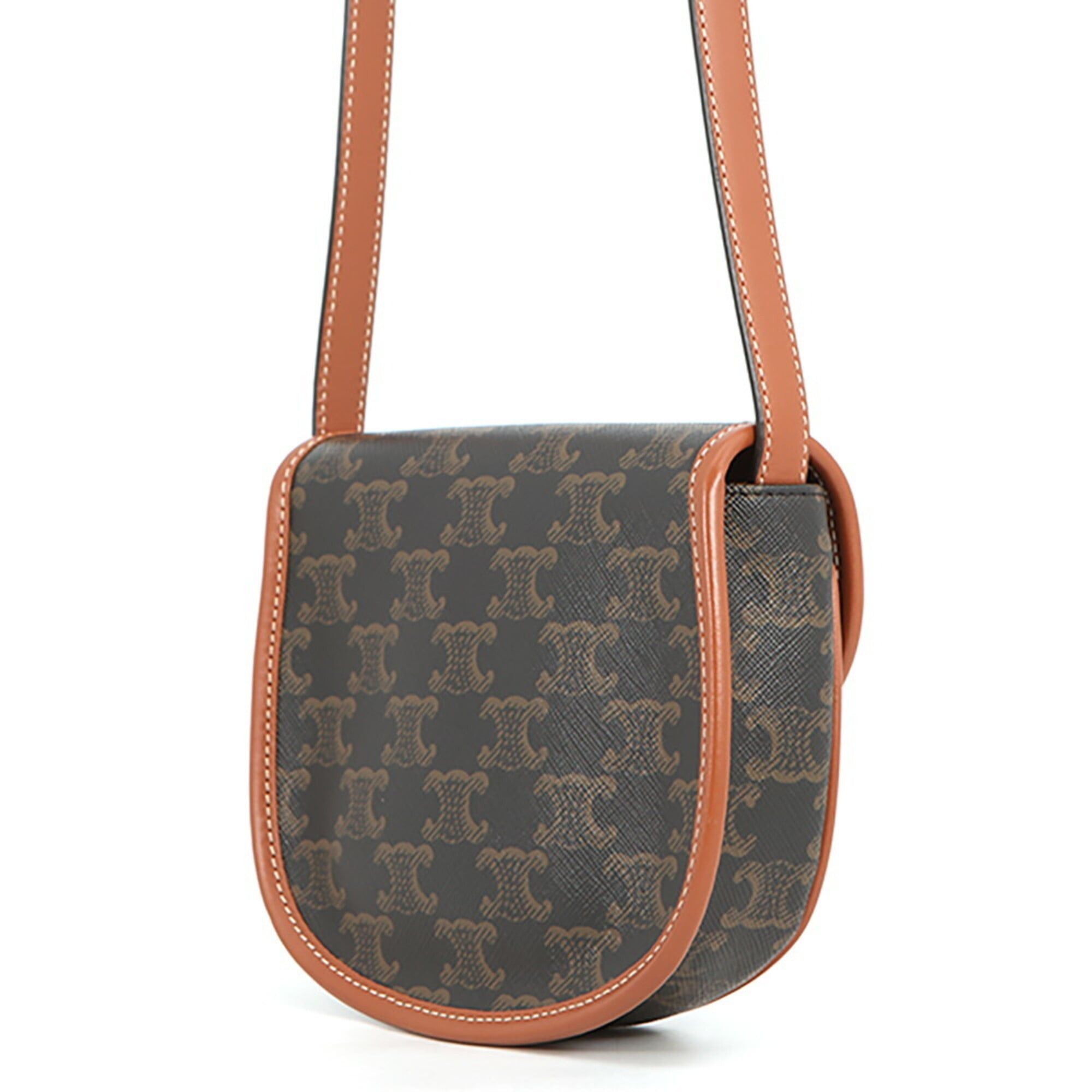 Celine Celine Shoulder Bag Mini Besace Triomphe 196702BZJ.04LU CELINE Handbag Pouch Size ONE SIZE - 2 Thumbnail
