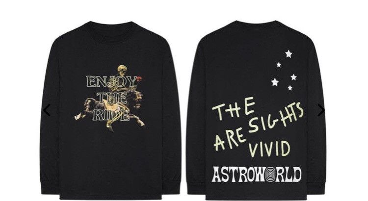 Travis Scott Travis Scott Enjoy The Ride LS Astroworld | Grailed