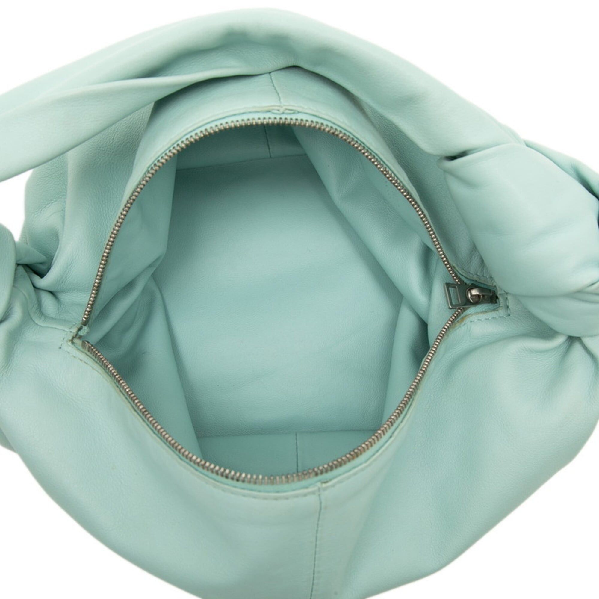 Bottega Veneta Bottega Veneta Double Knot Mini Handbag, Blue Leather, Women's. Size ONE SIZE - 4 Thumbnail