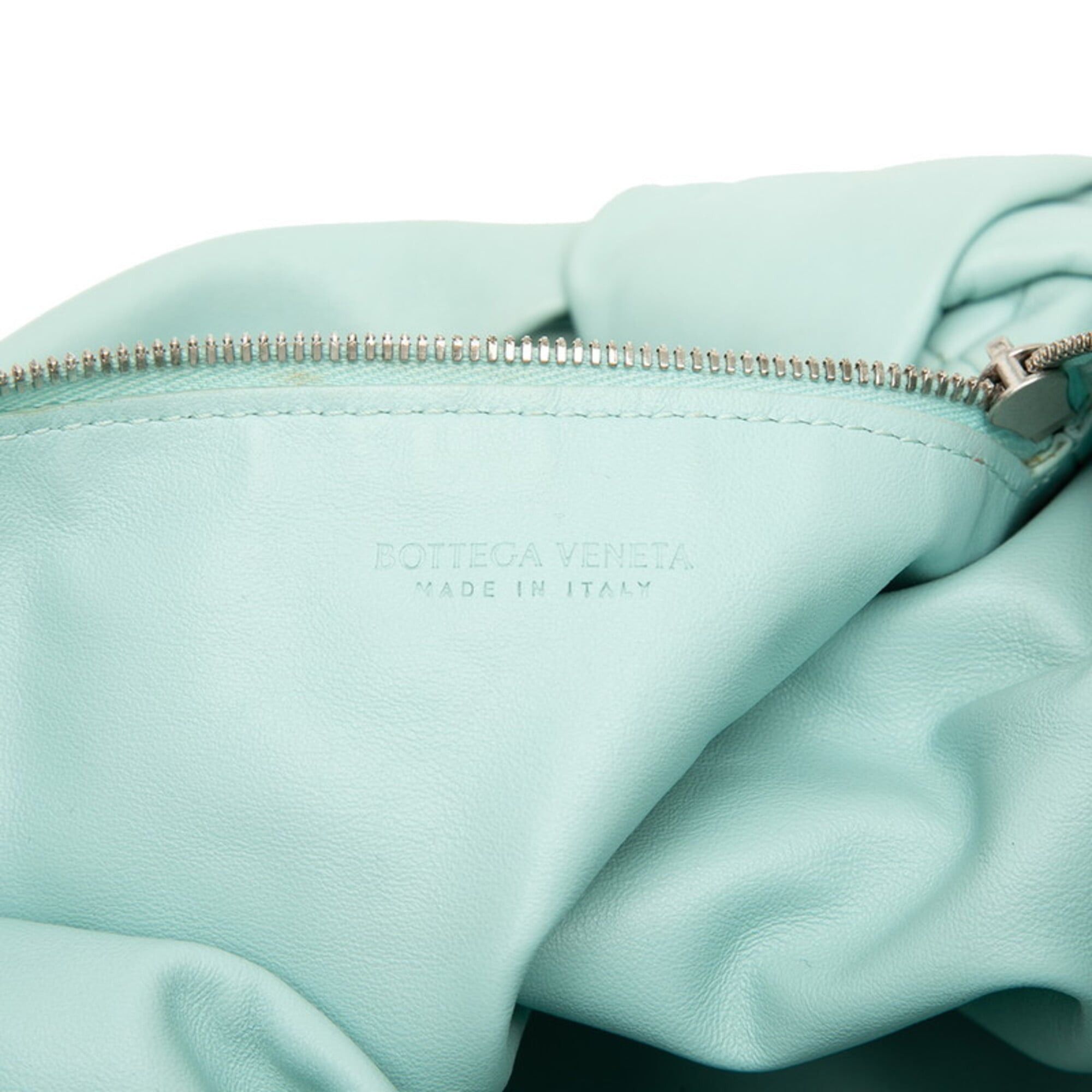 Bottega Veneta Bottega Veneta Double Knot Mini Handbag, Blue Leather, Women's. Size ONE SIZE - 5 Thumbnail