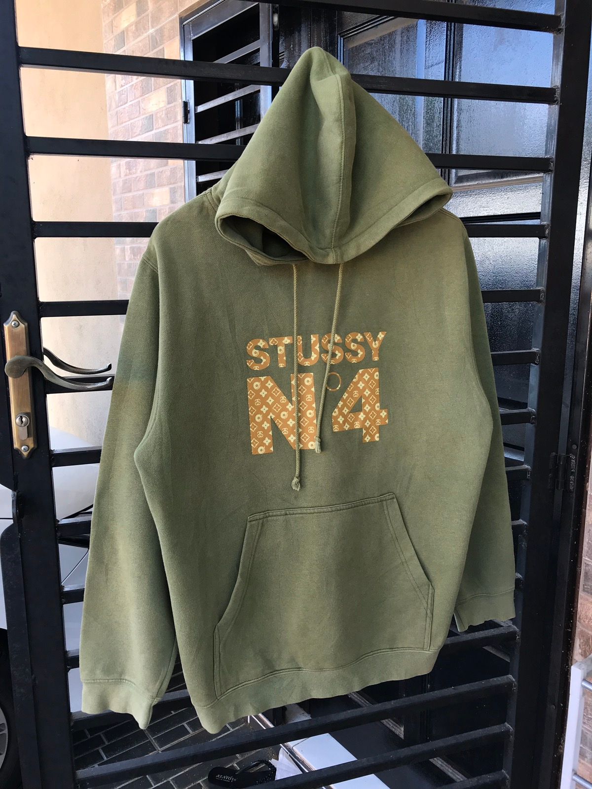 2000's) Stussy Monogram N4 Logo graphic hoodie - S – Since'99 Vintage