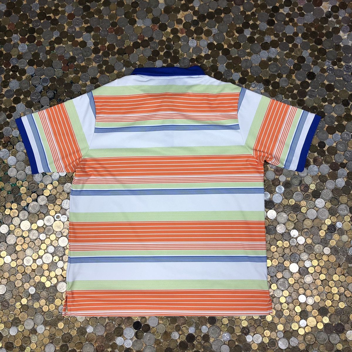 Adidas Polo adidas colorfull strip tshirt Size US S / EU 44-46 / 1 - 4 Thumbnail
