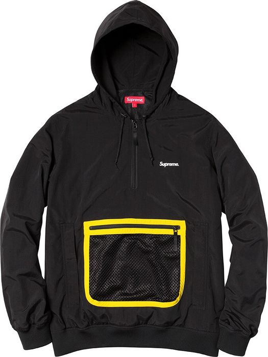 Supreme mesh cheap pocket pullover