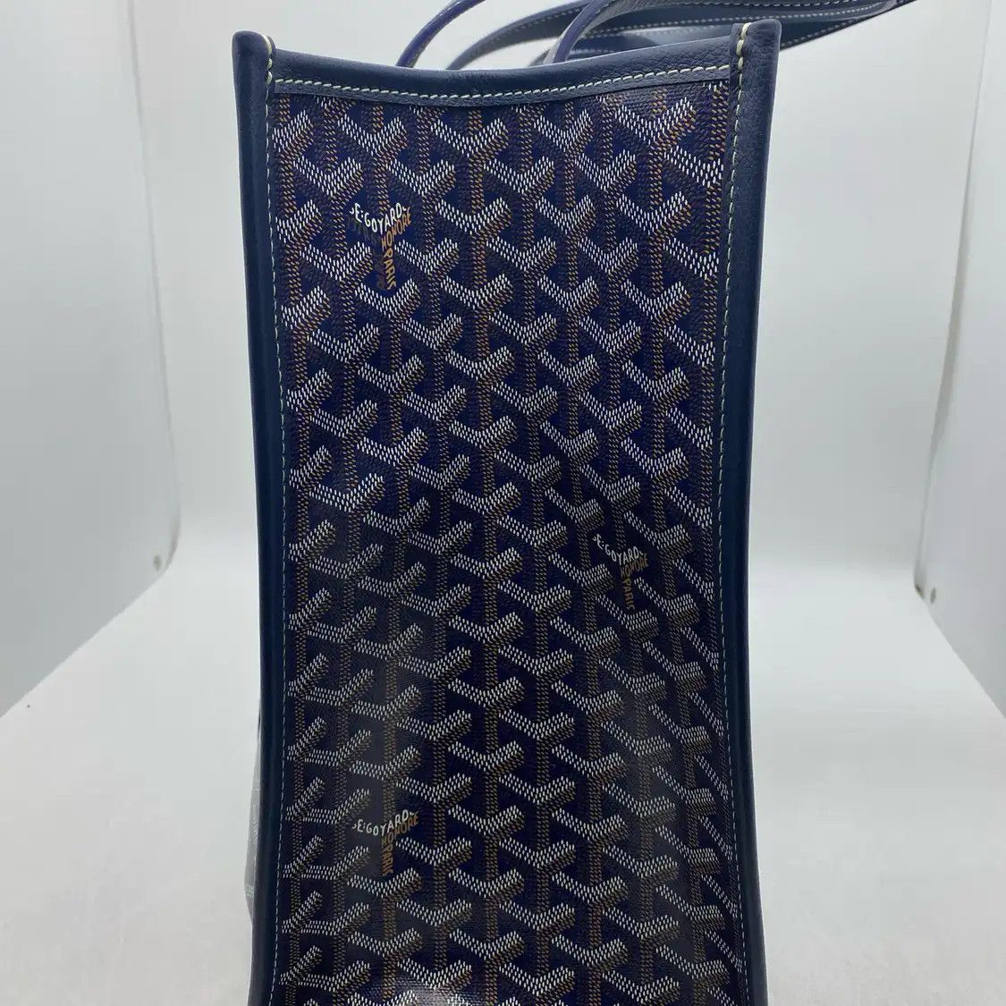 Goyard GOYARD Artois blue coated canvas handbag Size ONE SIZE - 2 Thumbnail