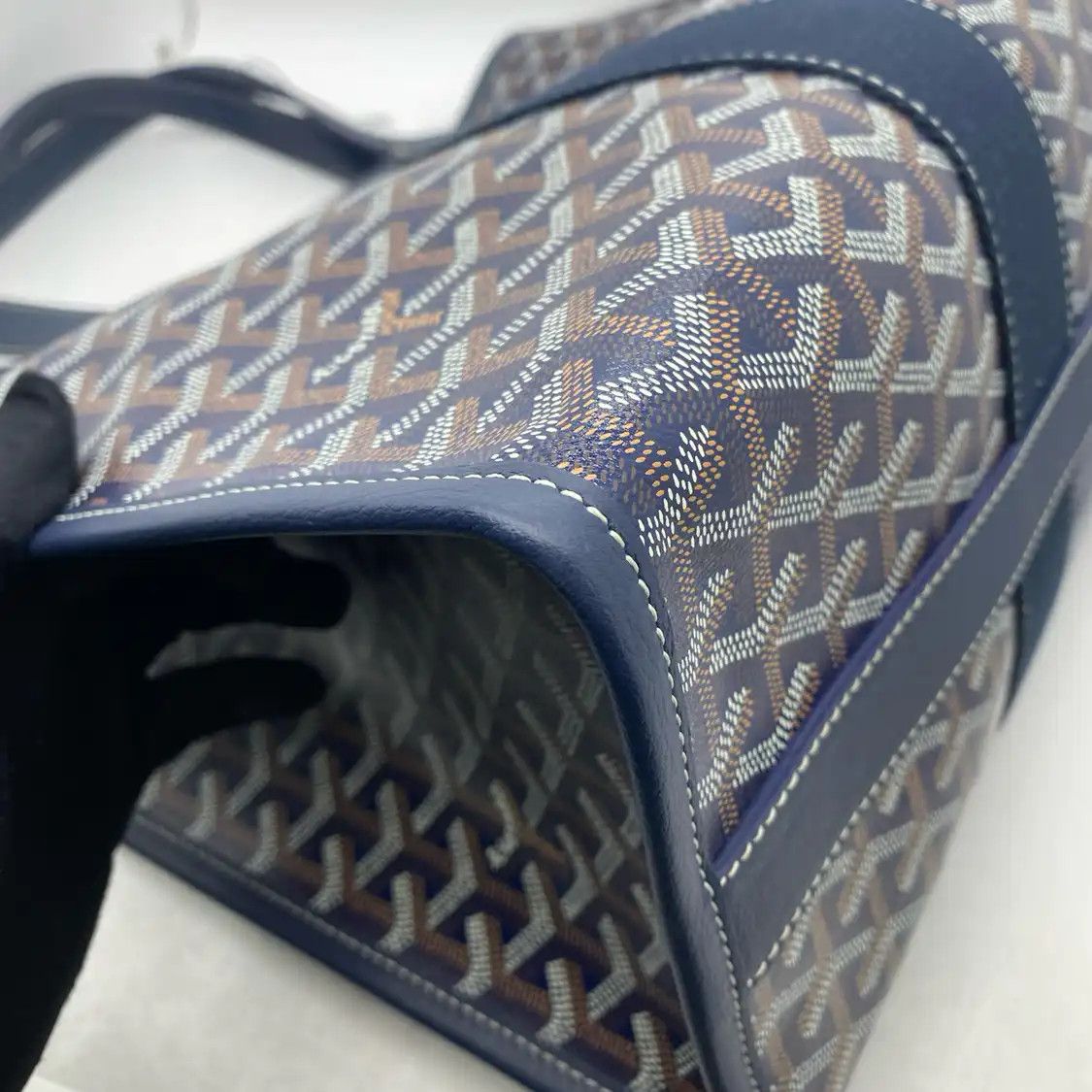 Goyard GOYARD Artois blue coated canvas handbag Size ONE SIZE - 10 Thumbnail