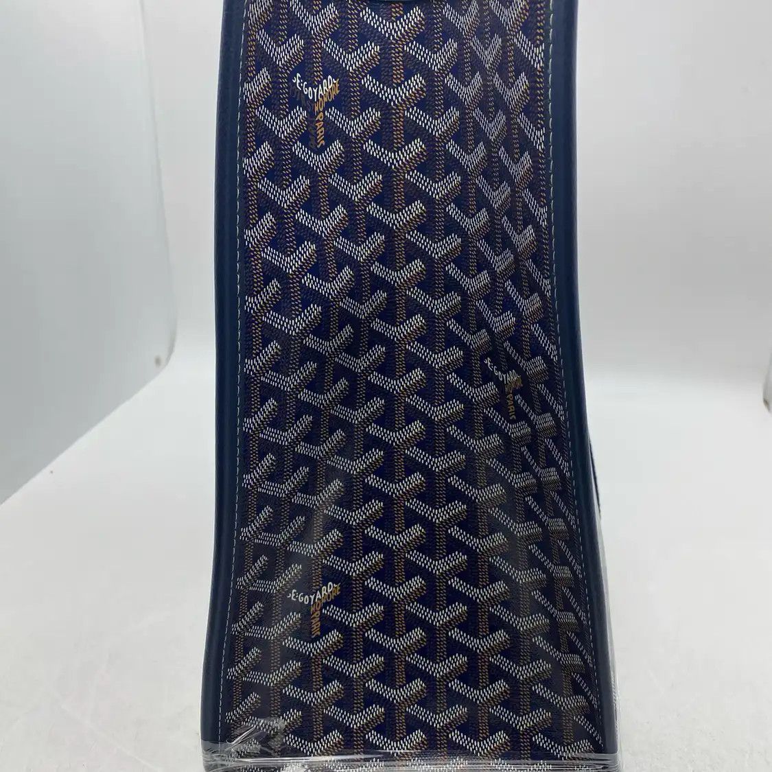 Goyard GOYARD Artois blue coated canvas handbag Size ONE SIZE - 3 Thumbnail