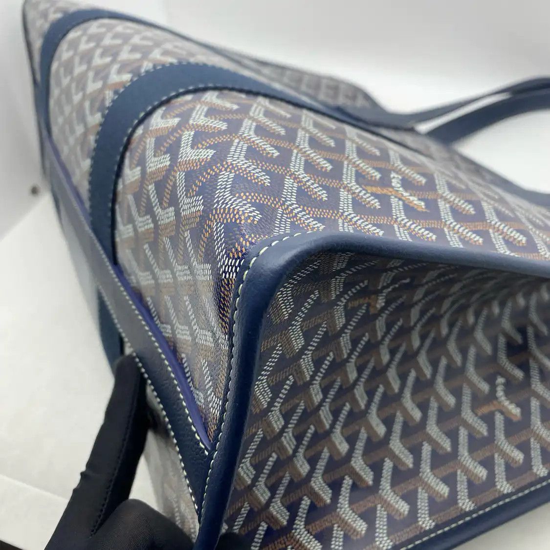 Goyard GOYARD Artois blue coated canvas handbag Size ONE SIZE - 9 Thumbnail