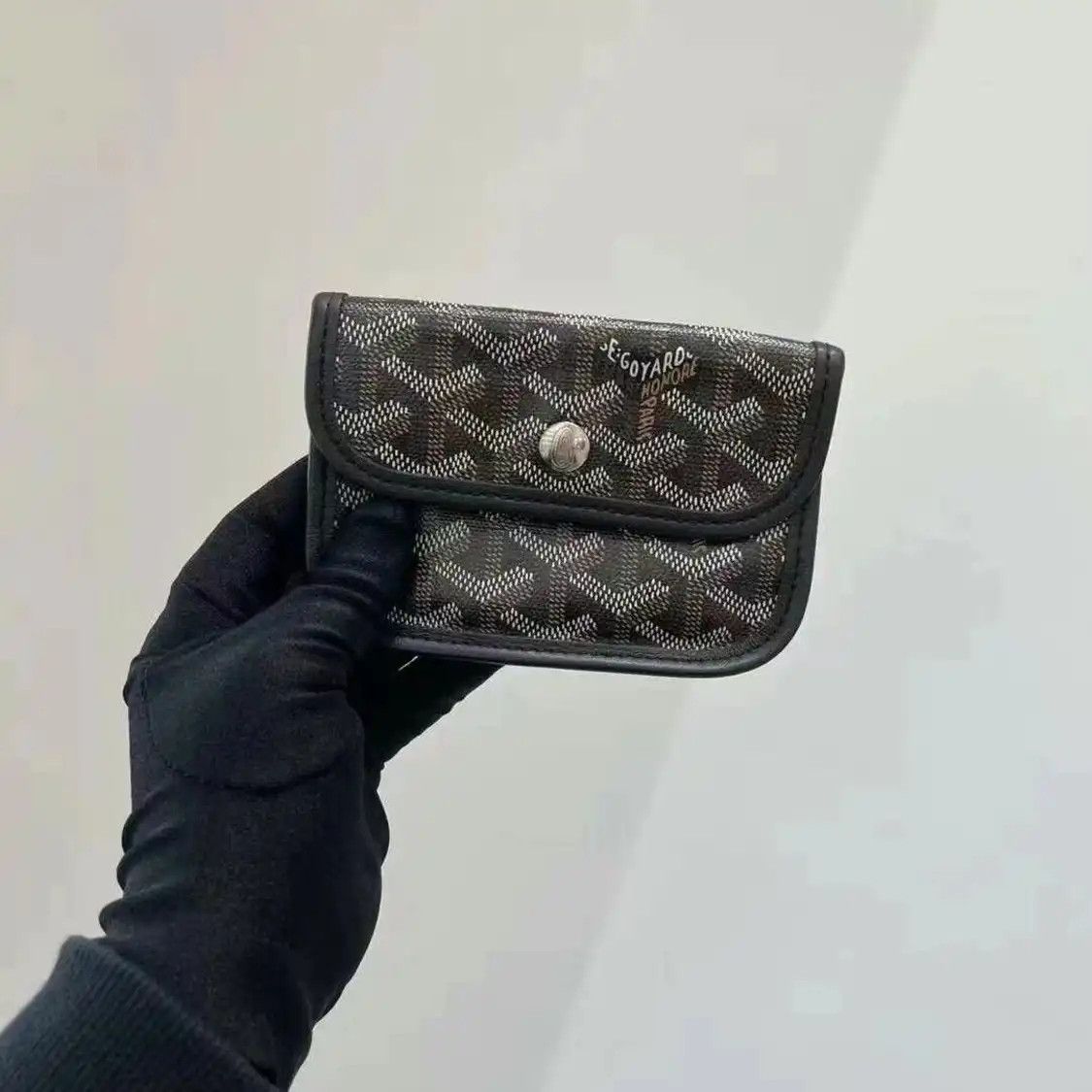 Goyard GOYARD Anjou mini black coated canvas print shoulder bag Size ONE SIZE - 9 Thumbnail