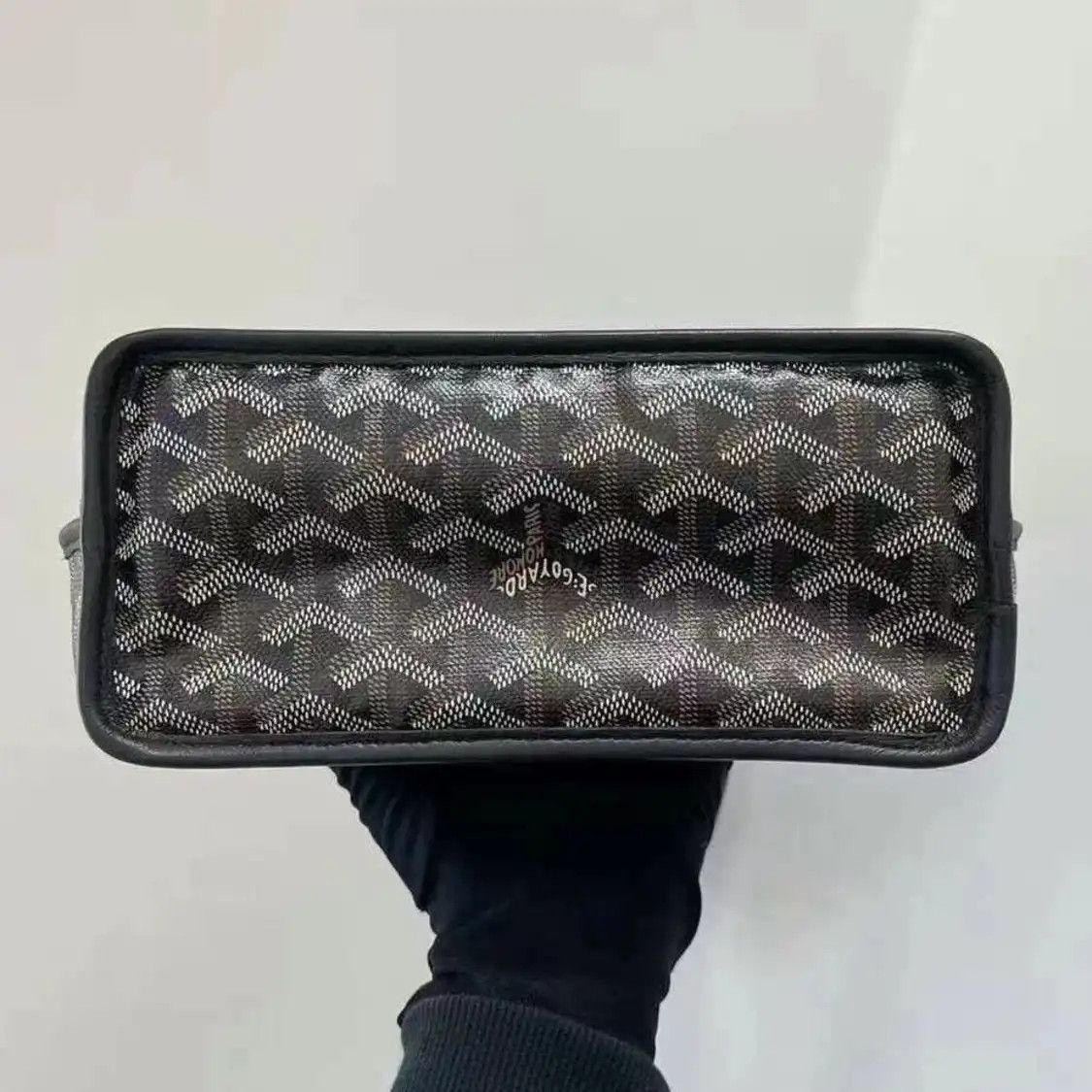 Goyard GOYARD Anjou mini black coated canvas print shoulder bag Size ONE SIZE - 10 Thumbnail