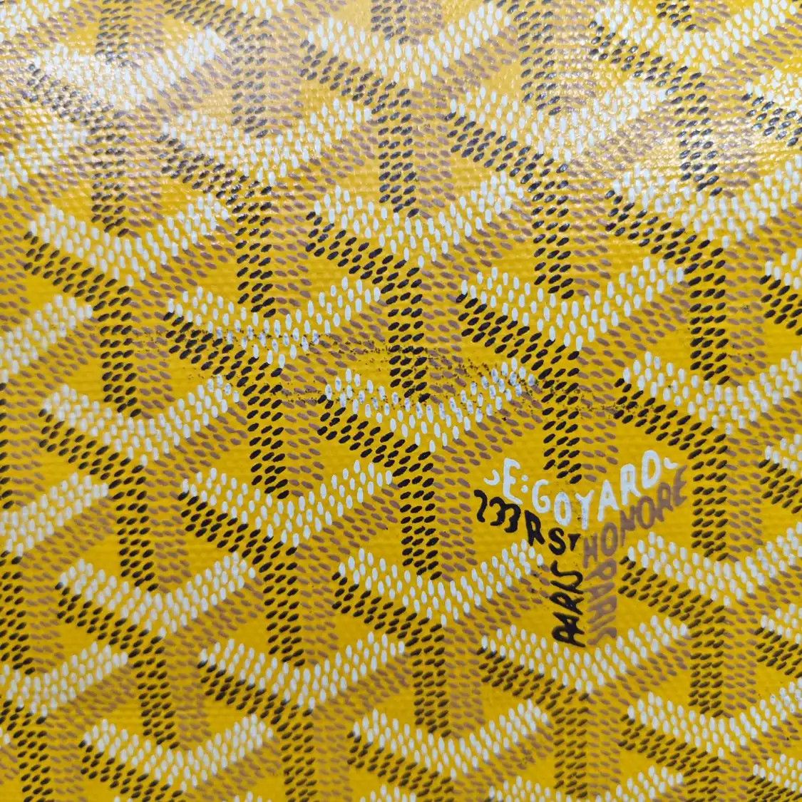 Goyard GOYARD Bellechasse Biaude Small yellow coated canvas print shoulder bag gold har Size ONE SIZE - 9 Thumbnail
