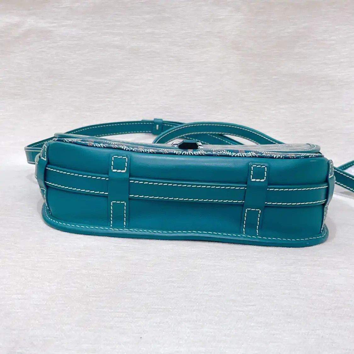 Goyard GOYARD Belvedere green coated canvas print crossbody bag Size ONE SIZE - 5 Thumbnail