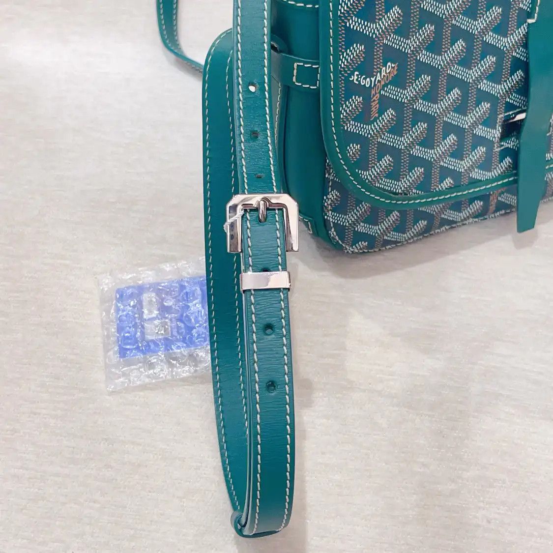 Goyard GOYARD Belvedere green coated canvas print crossbody bag Size ONE SIZE - 11 Thumbnail