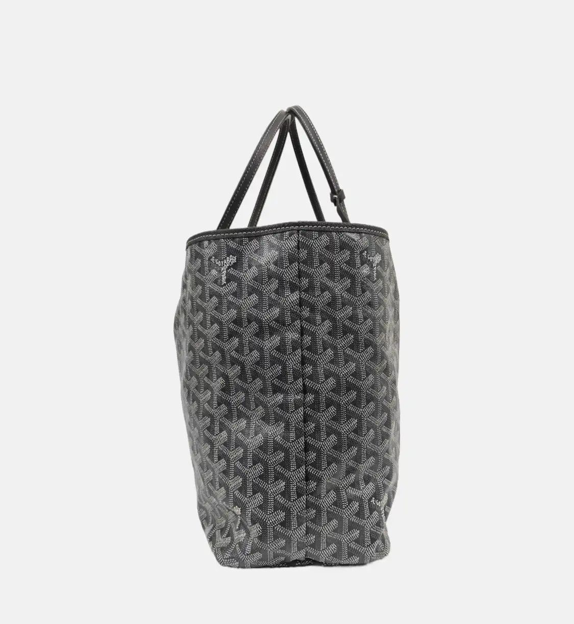 Goyard GOYARD Saint Louis Small grey coated canvas handbag shoulder bag sub-pocket Size ONE SIZE - 4 Thumbnail