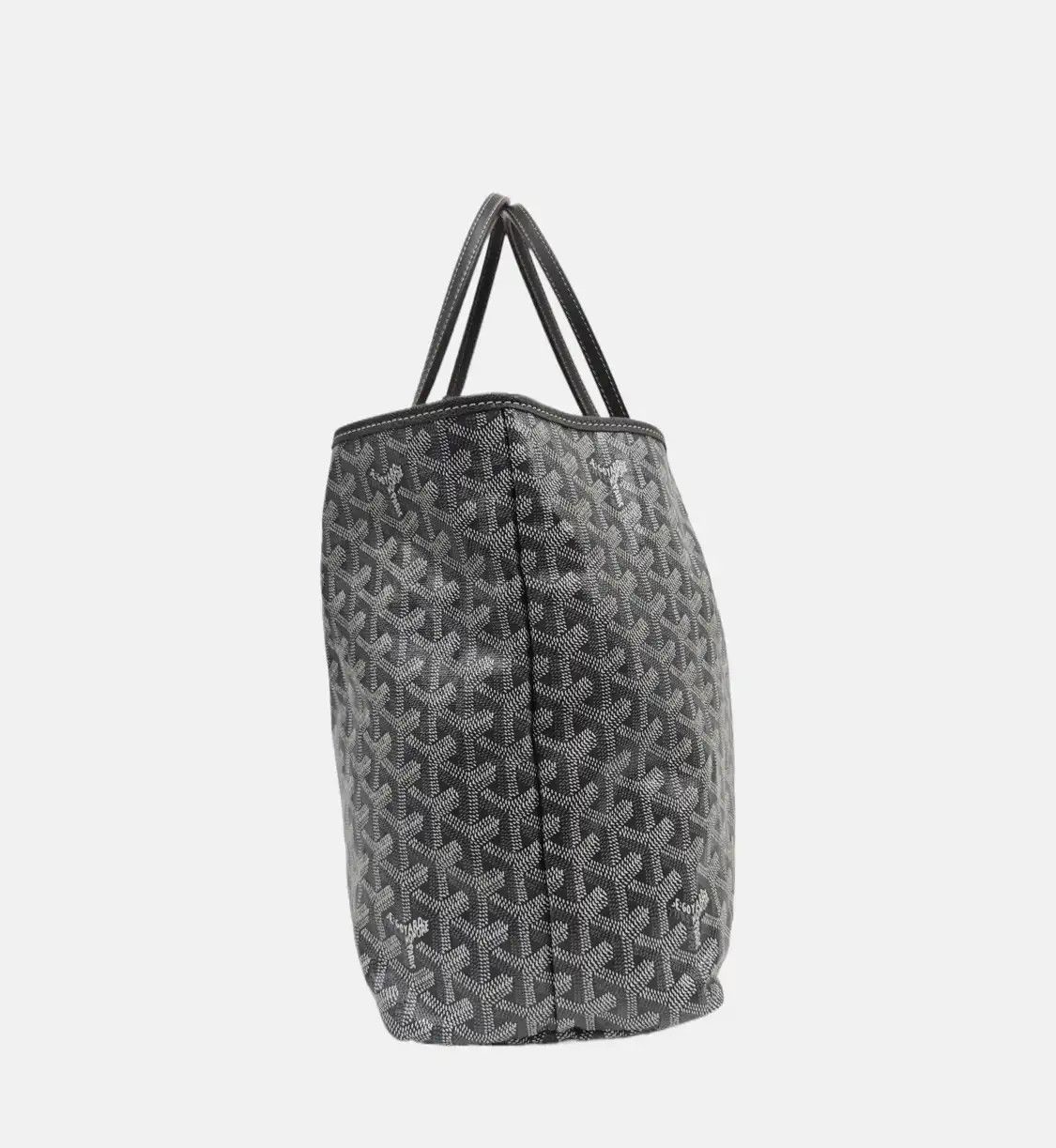 Goyard GOYARD Saint Louis Small grey coated canvas handbag shoulder bag sub-pocket Size ONE SIZE - 3 Thumbnail