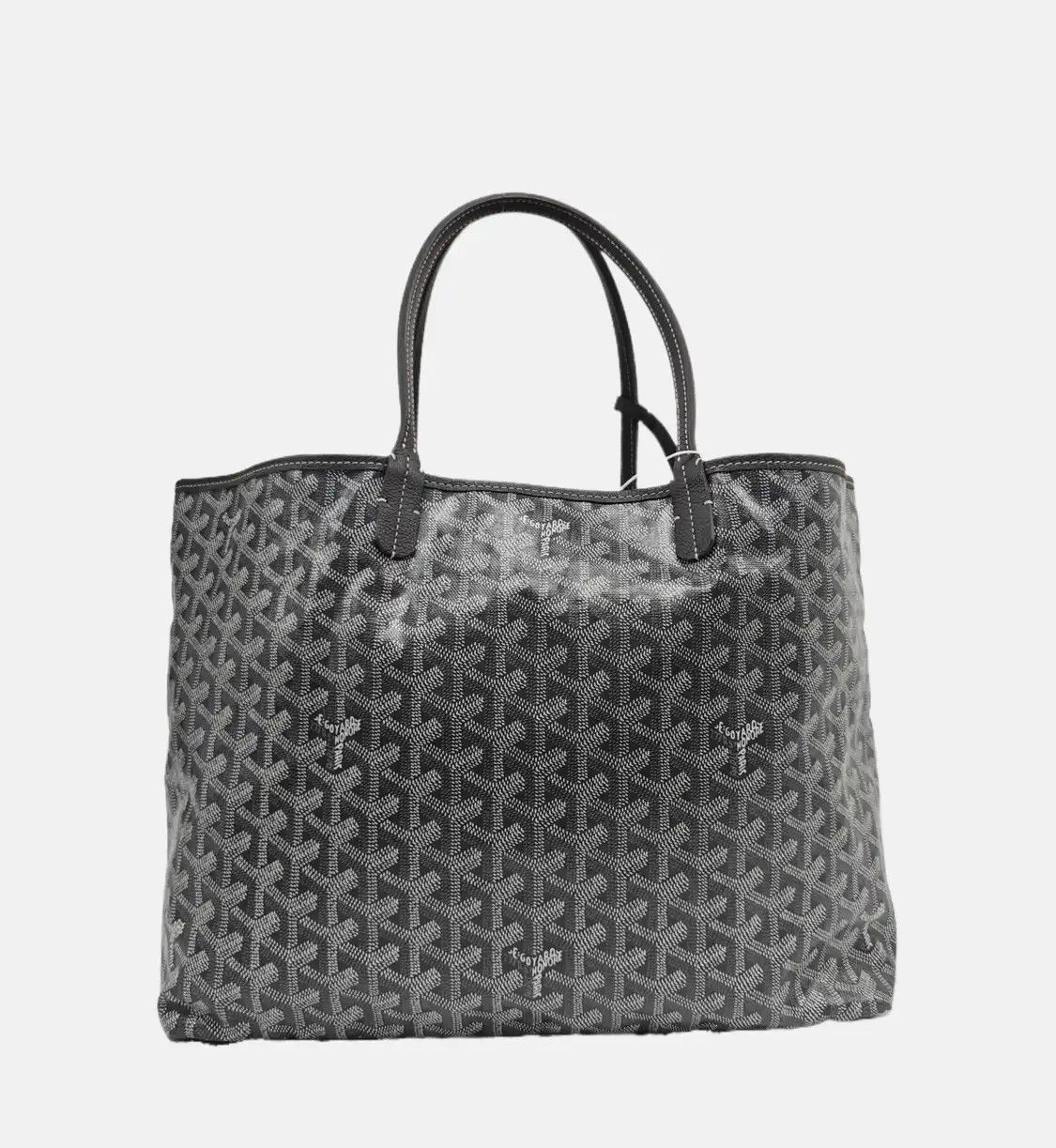 Goyard GOYARD Saint Louis Small grey coated canvas handbag shoulder bag sub-pocket Size ONE SIZE - 5 Thumbnail