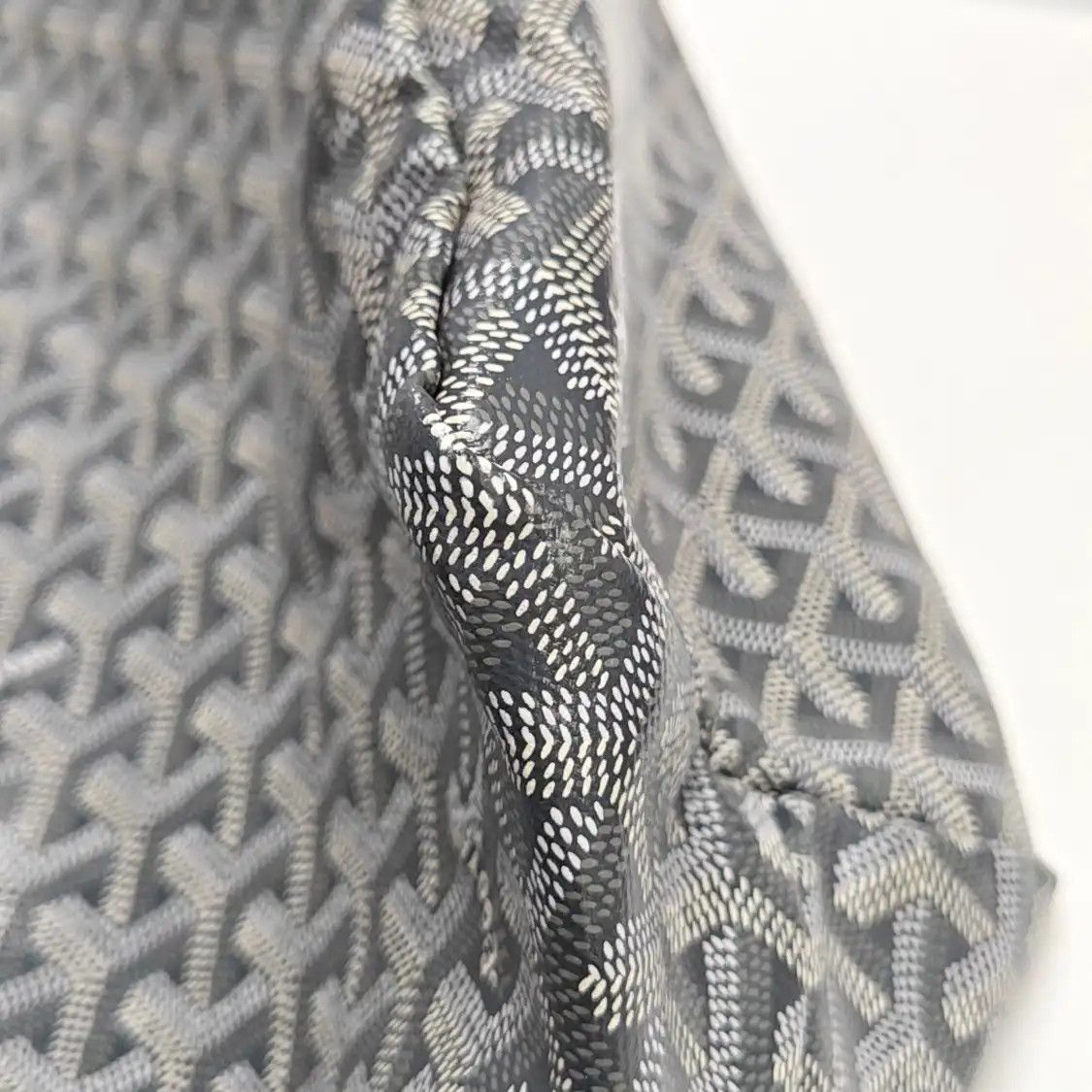 Goyard GOYARD Saint Louis Small grey coated canvas handbag shoulder bag sub-pocket Size ONE SIZE - 10 Thumbnail
