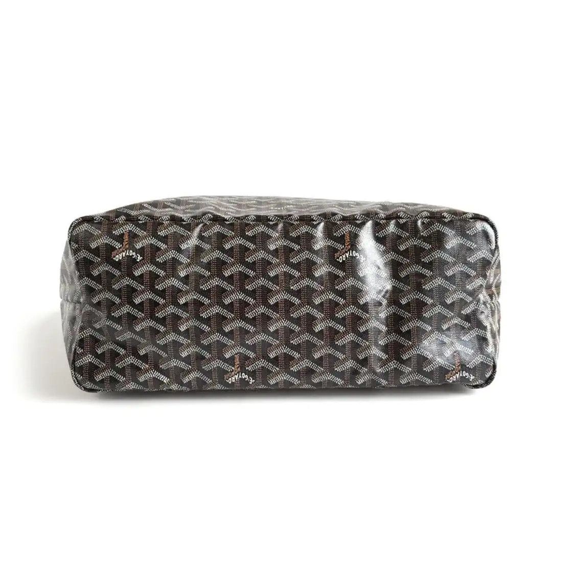 Goyard GOYARD Saint Louis Small black coated canvas print handbag silver hardware sub-p Size ONE SIZE - 5 Thumbnail