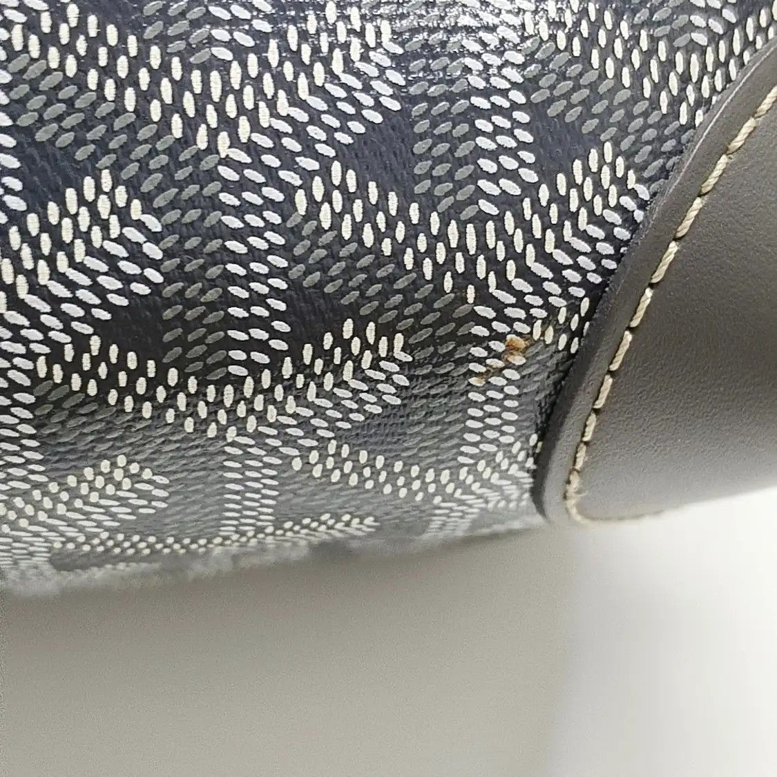 Goyard GOYARD Vendme grey coated canvas print handbag silver hardware Size ONE SIZE - 10 Thumbnail
