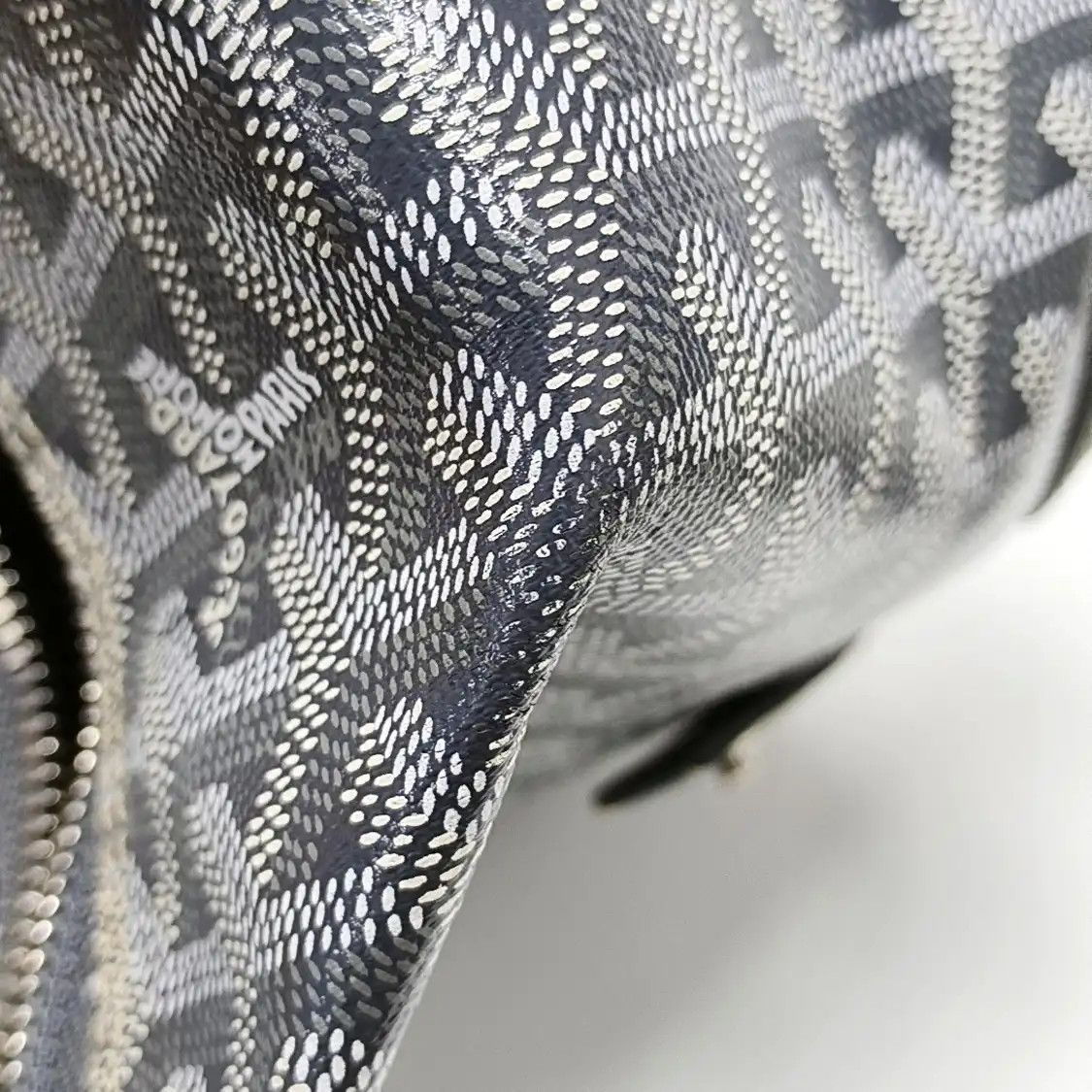 Goyard GOYARD Vendme grey coated canvas print handbag silver hardware Size ONE SIZE - 11 Thumbnail