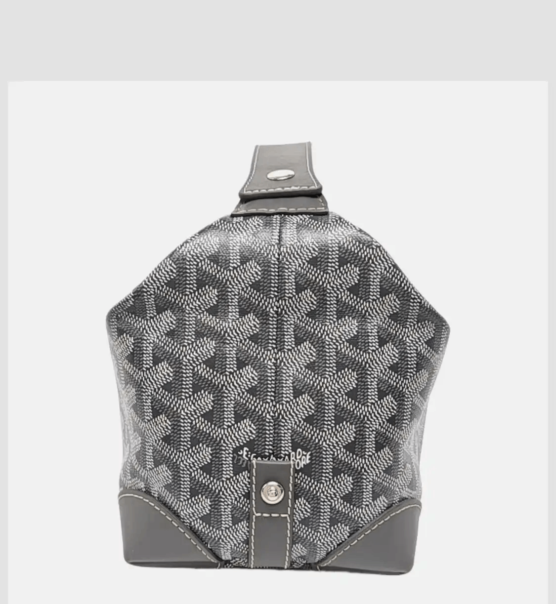 Goyard GOYARD Vendme grey coated canvas print handbag silver hardware Size ONE SIZE - 3 Thumbnail