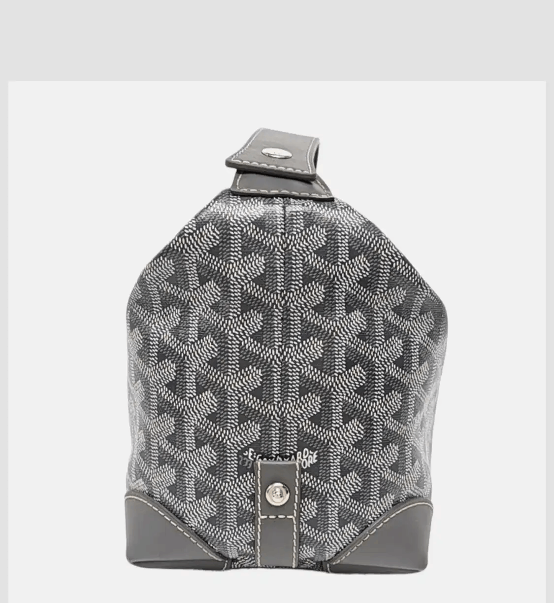 Goyard GOYARD Vendme grey coated canvas print handbag silver hardware Size ONE SIZE - 4 Thumbnail