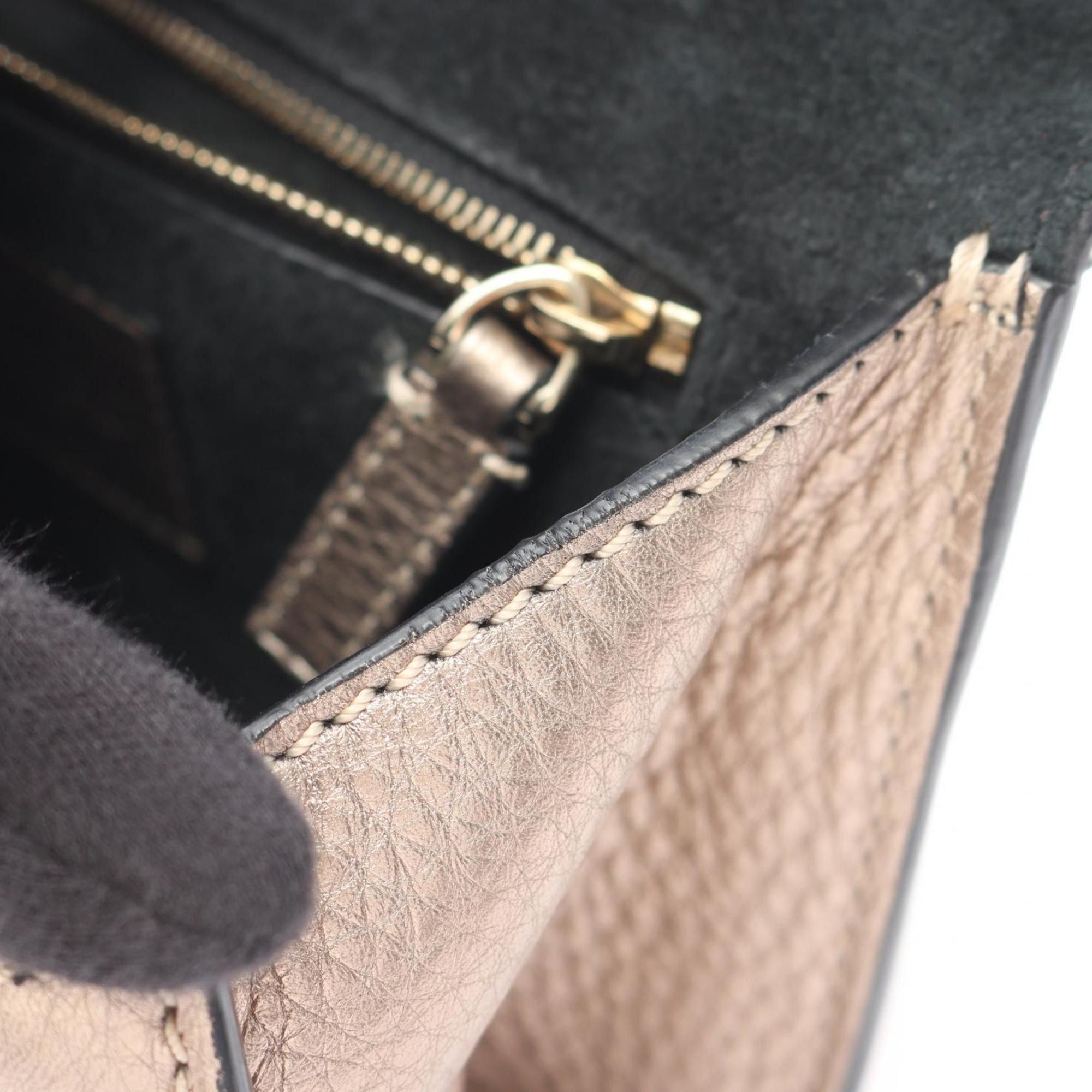 Valentino Valentino Rockstud shoulder bag, leather, women's, gold Size ONE SIZE - 5 Thumbnail