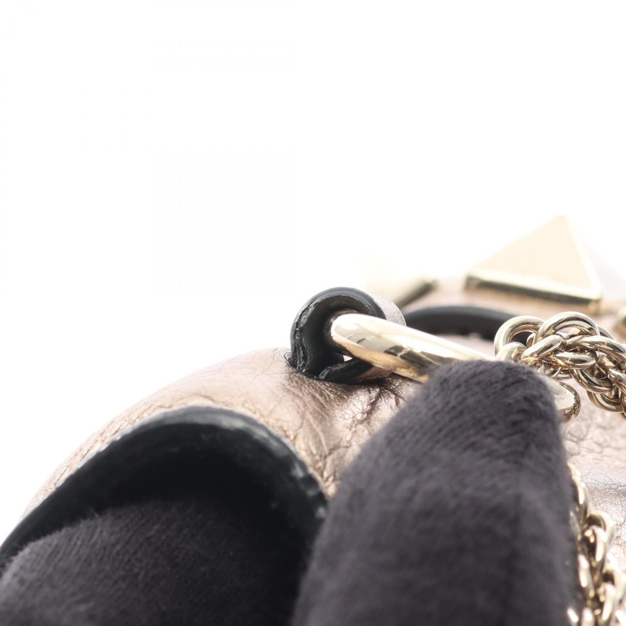 Valentino Valentino Rockstud shoulder bag, leather, women's, gold Size ONE SIZE - 9 Thumbnail