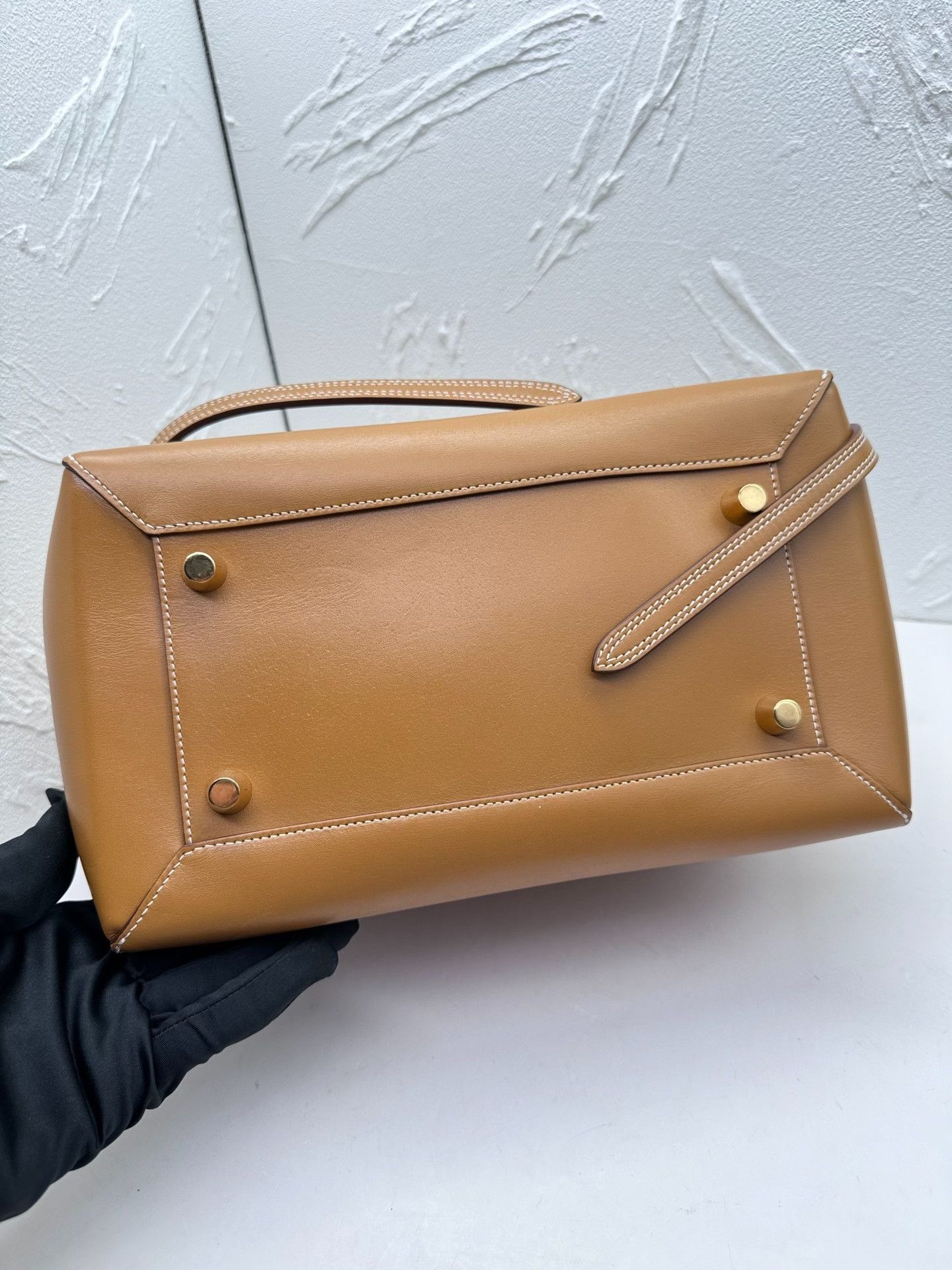 Celine Celine Belt Mini Brown Gold Buckle Bag Size ONE SIZE - 7 Thumbnail