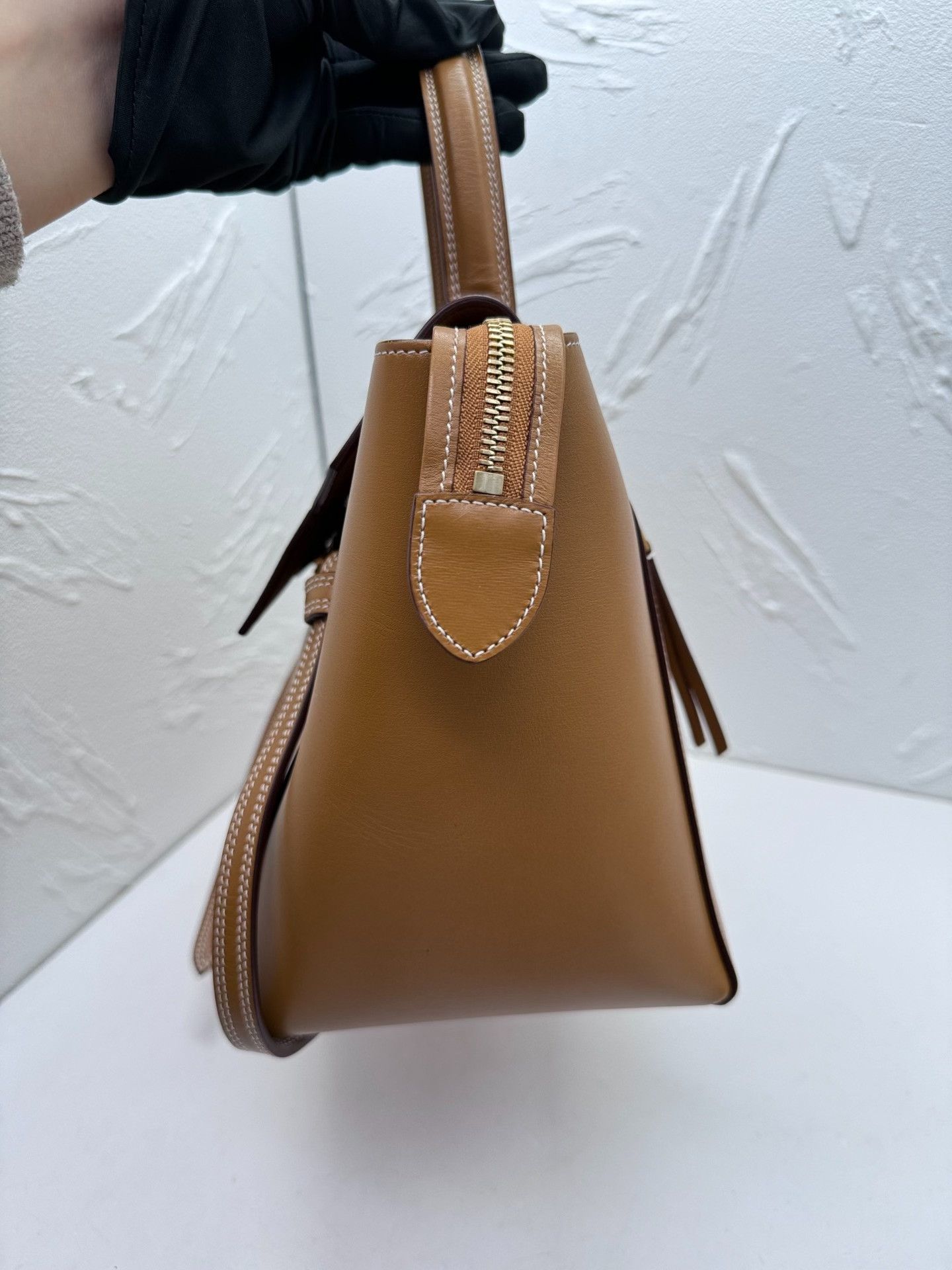Celine Celine Belt Mini Brown Gold Buckle Bag Size ONE SIZE - 4 Thumbnail