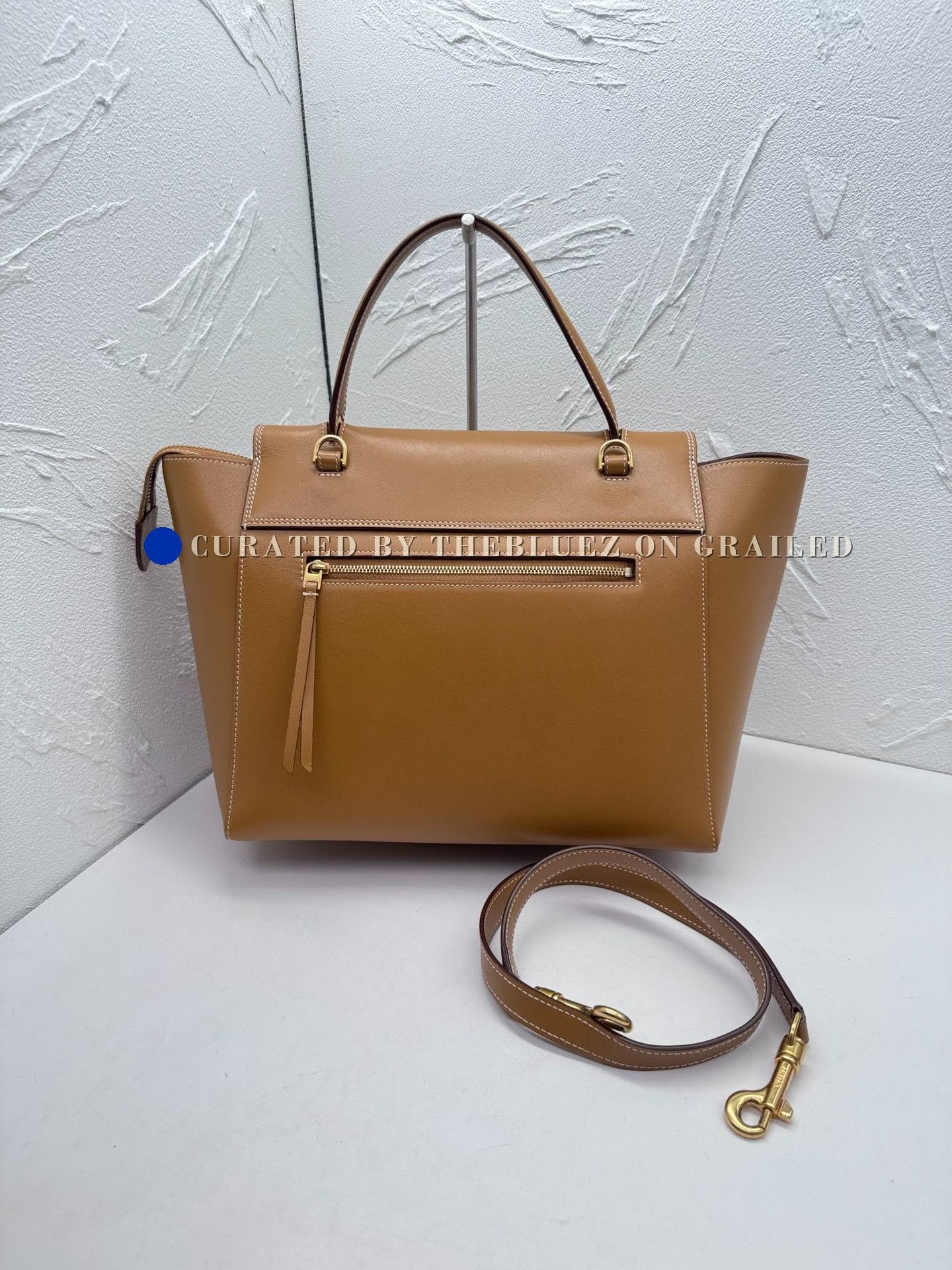 Celine Celine Belt Mini Brown Gold Buckle Bag Size ONE SIZE - 2 Thumbnail
