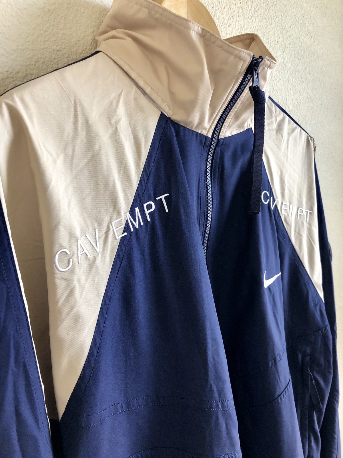 Cav Empt Nike x CE Track Jacket Navy/Tan | Grailed