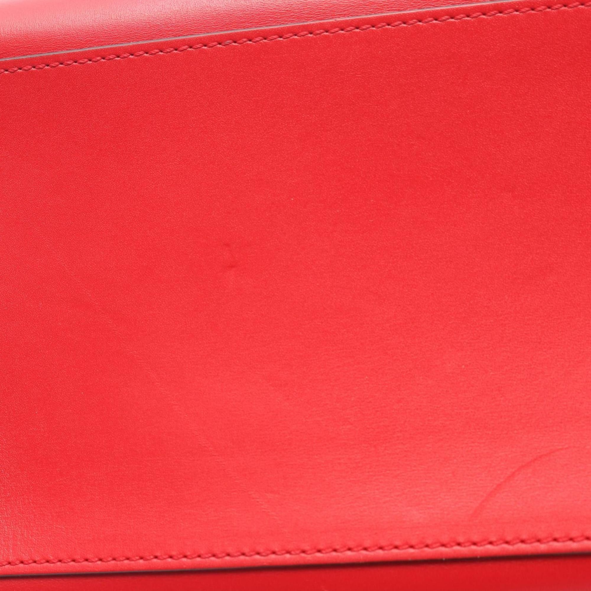 Louis Vuitton Louis Vuitton City Steamer MM Handbag, Leather, Women's, Red, M51027 Size ONE SIZE - 8 Thumbnail