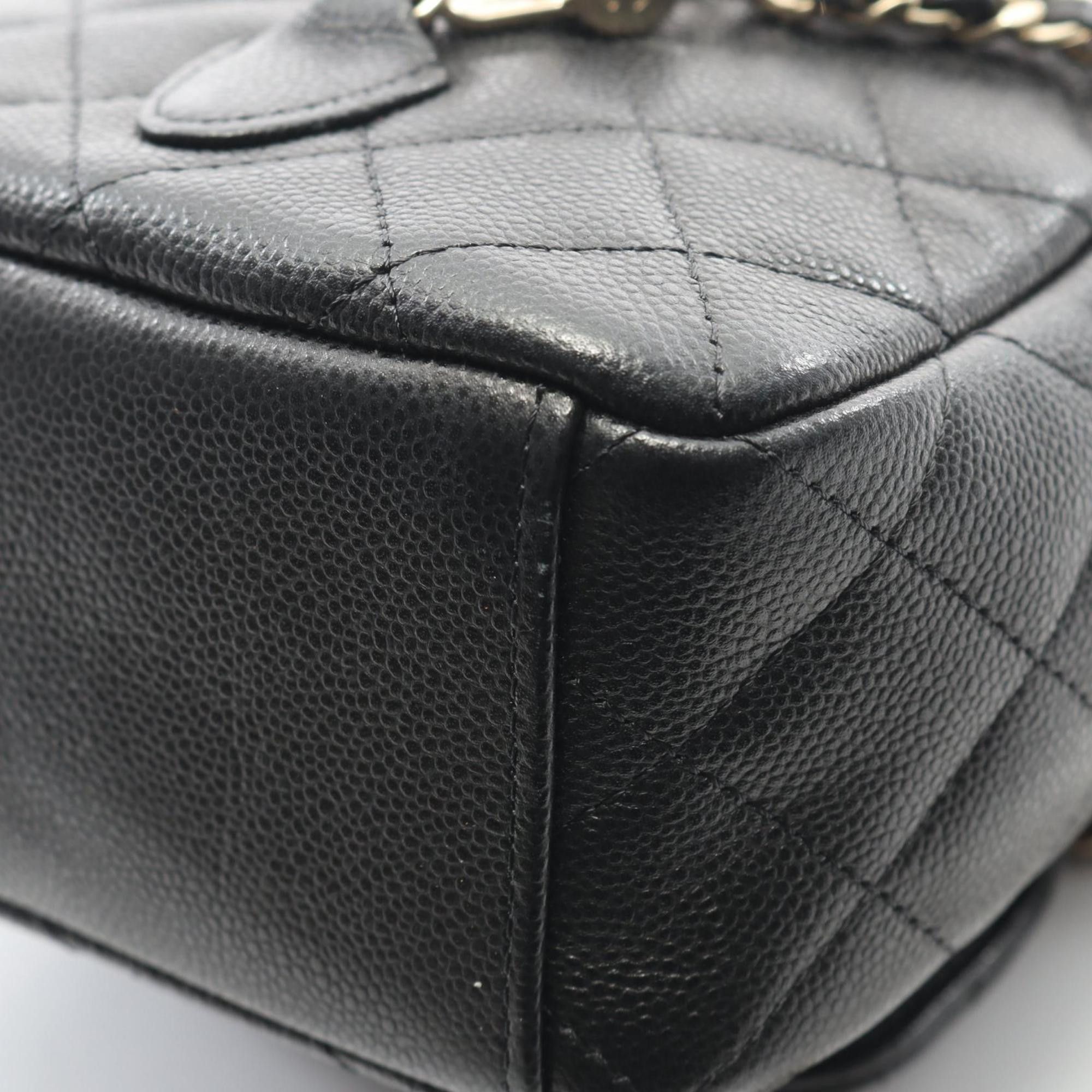 Chanel CHANEL Matelasse Backpack/Handbag in Grained Calfskin Leather, Black, Women's, AP3753 Size ONE SIZE - 6 Thumbnail