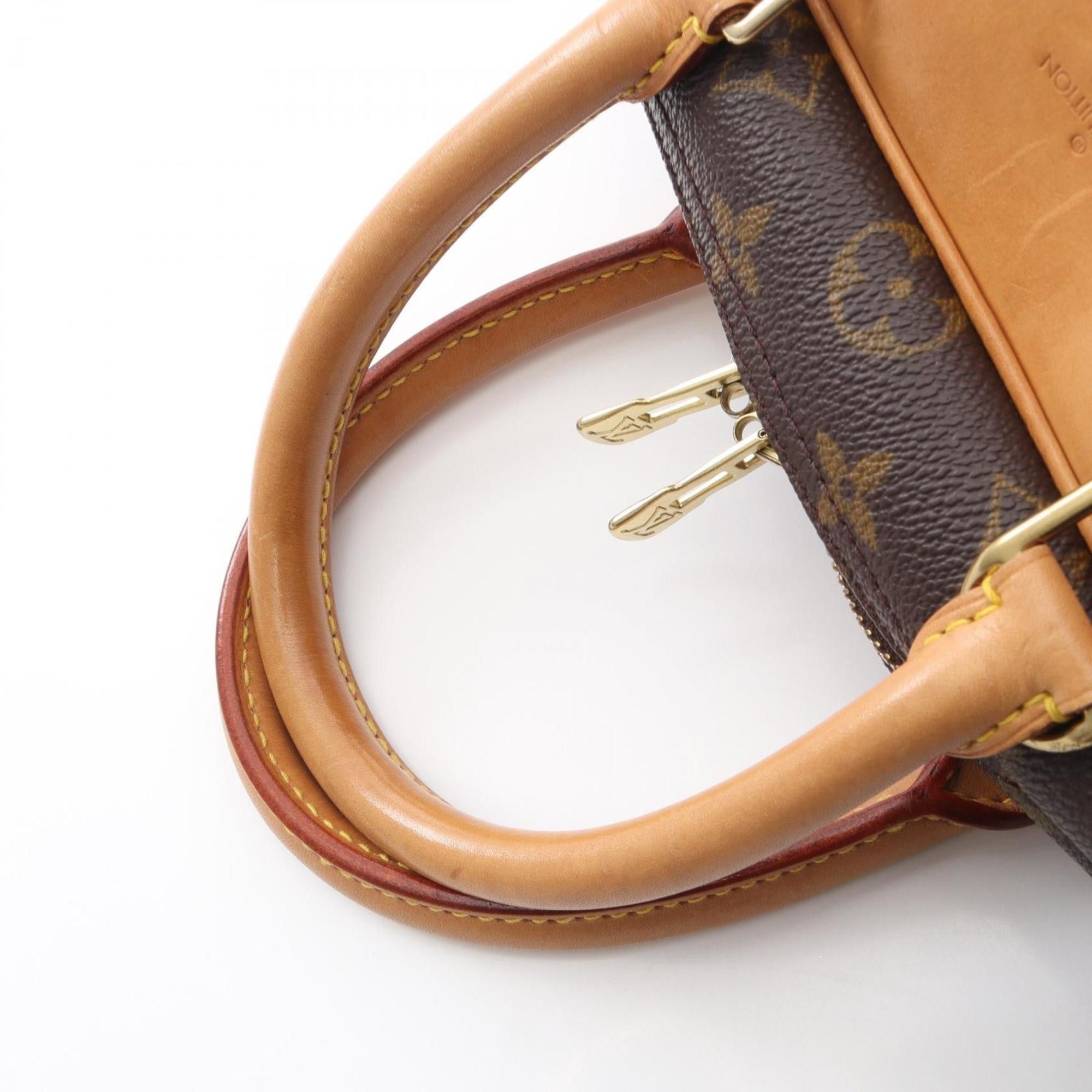 Louis Vuitton Louis Vuitton Deauville Bowling Vanity Handbag, Coated Canvas and Leather, Monogram, Women's, Brown, M47270 Size ONE SIZE - 7 Thumbnail