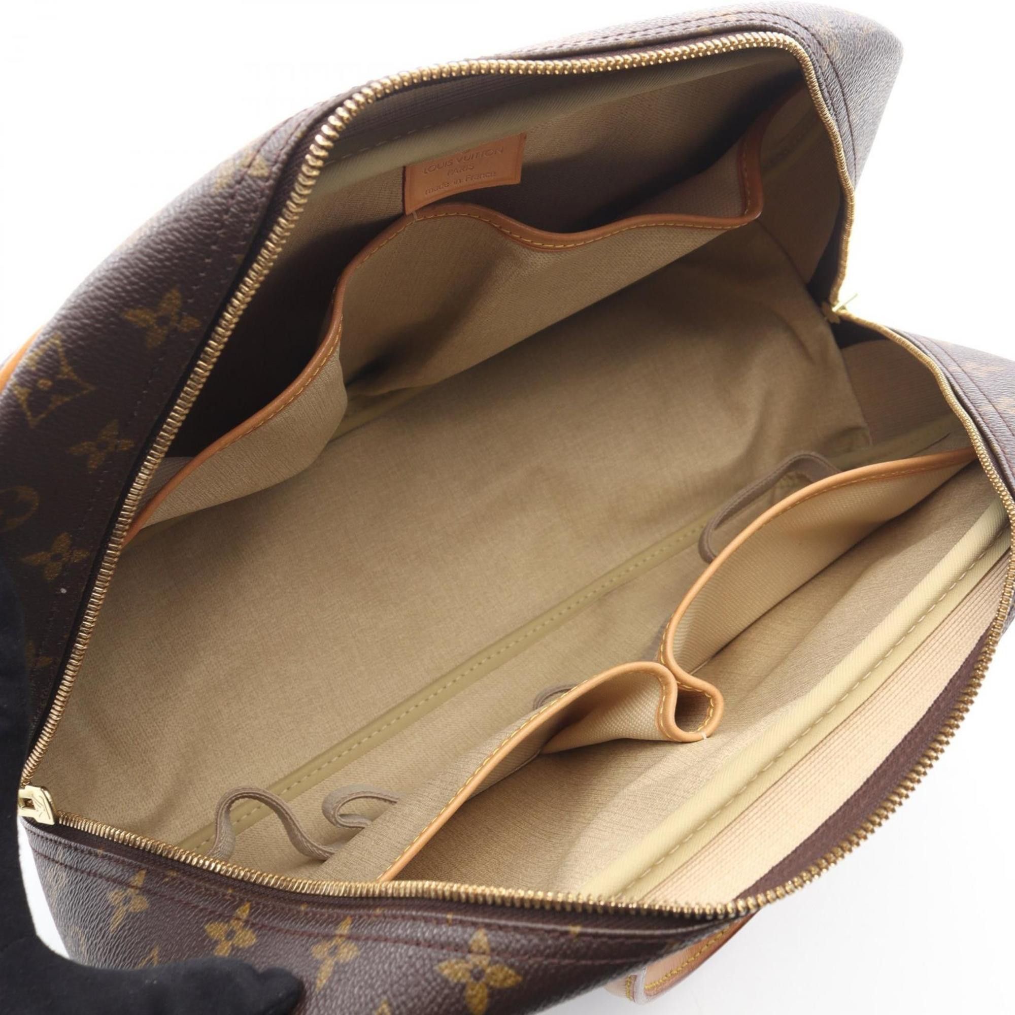 Louis Vuitton Louis Vuitton Deauville Bowling Vanity Handbag, Coated Canvas and Leather, Monogram, Women's, Brown, M47270 Size ONE SIZE - 3 Thumbnail