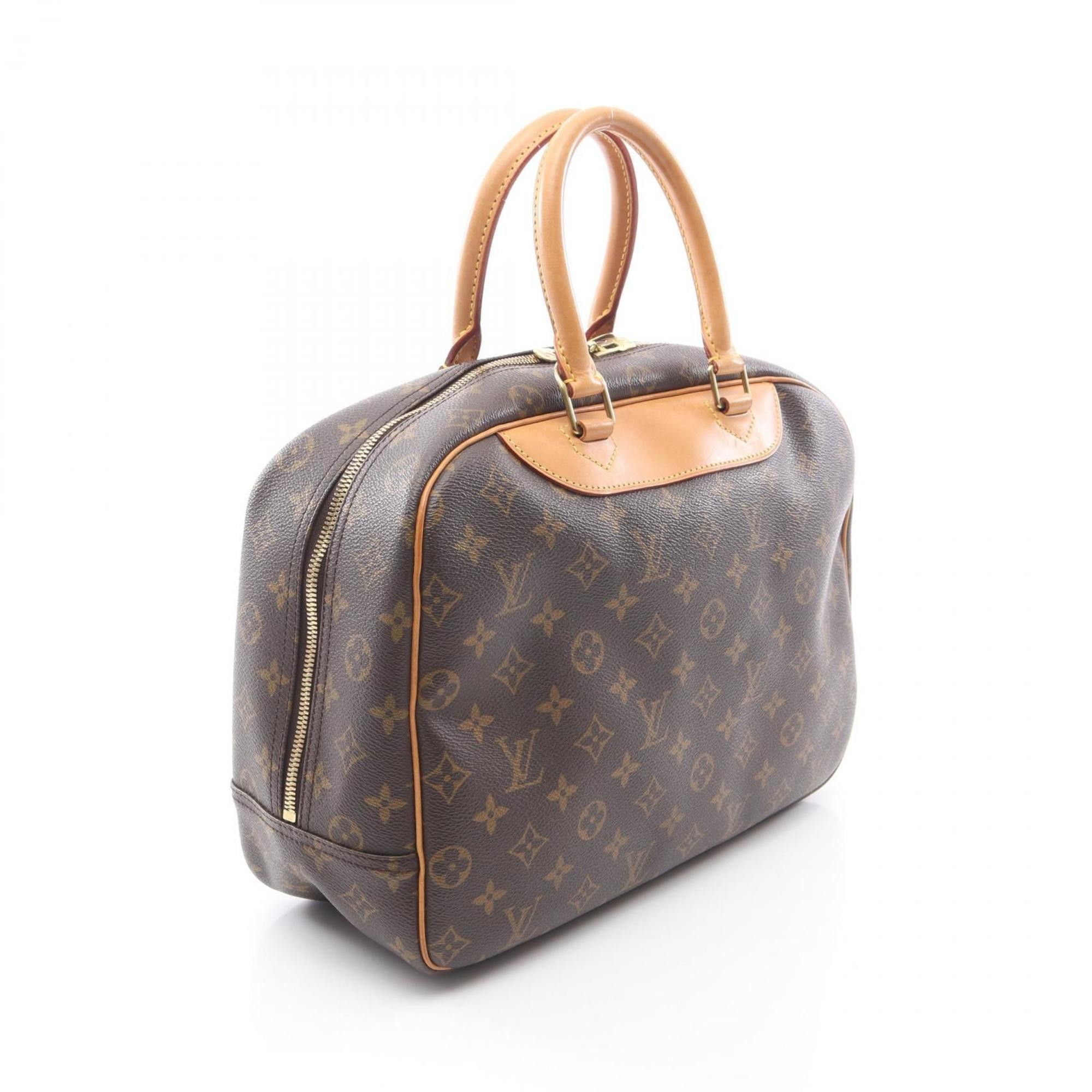 Louis Vuitton Louis Vuitton Deauville Bowling Vanity Handbag, Coated Canvas and Leather, Monogram, Women's, Brown, M47270 Size ONE SIZE - 2 Thumbnail