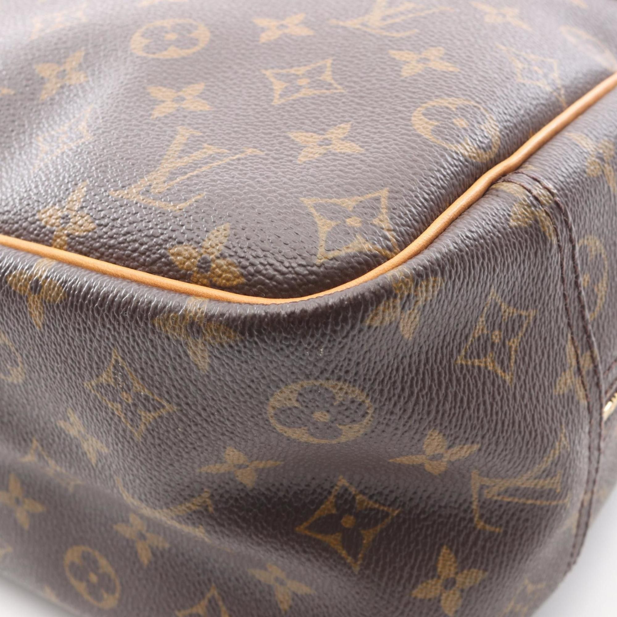 Louis Vuitton Louis Vuitton Deauville Bowling Vanity Handbag, Coated Canvas and Leather, Monogram, Women's, Brown, M47270 Size ONE SIZE - 10 Thumbnail