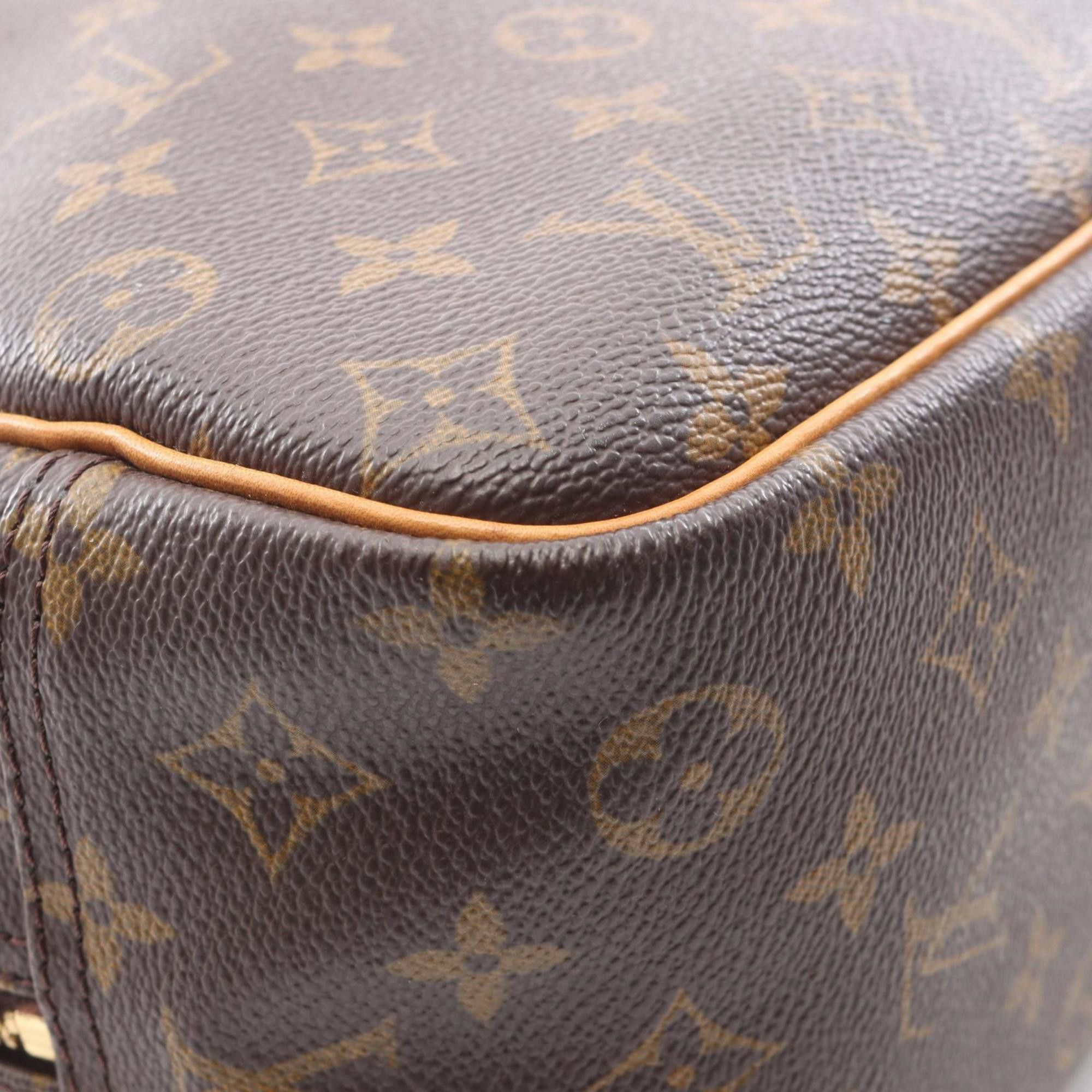 Louis Vuitton Louis Vuitton Deauville Bowling Vanity Handbag, Coated Canvas and Leather, Monogram, Women's, Brown, M47270 Size ONE SIZE - 11 Thumbnail