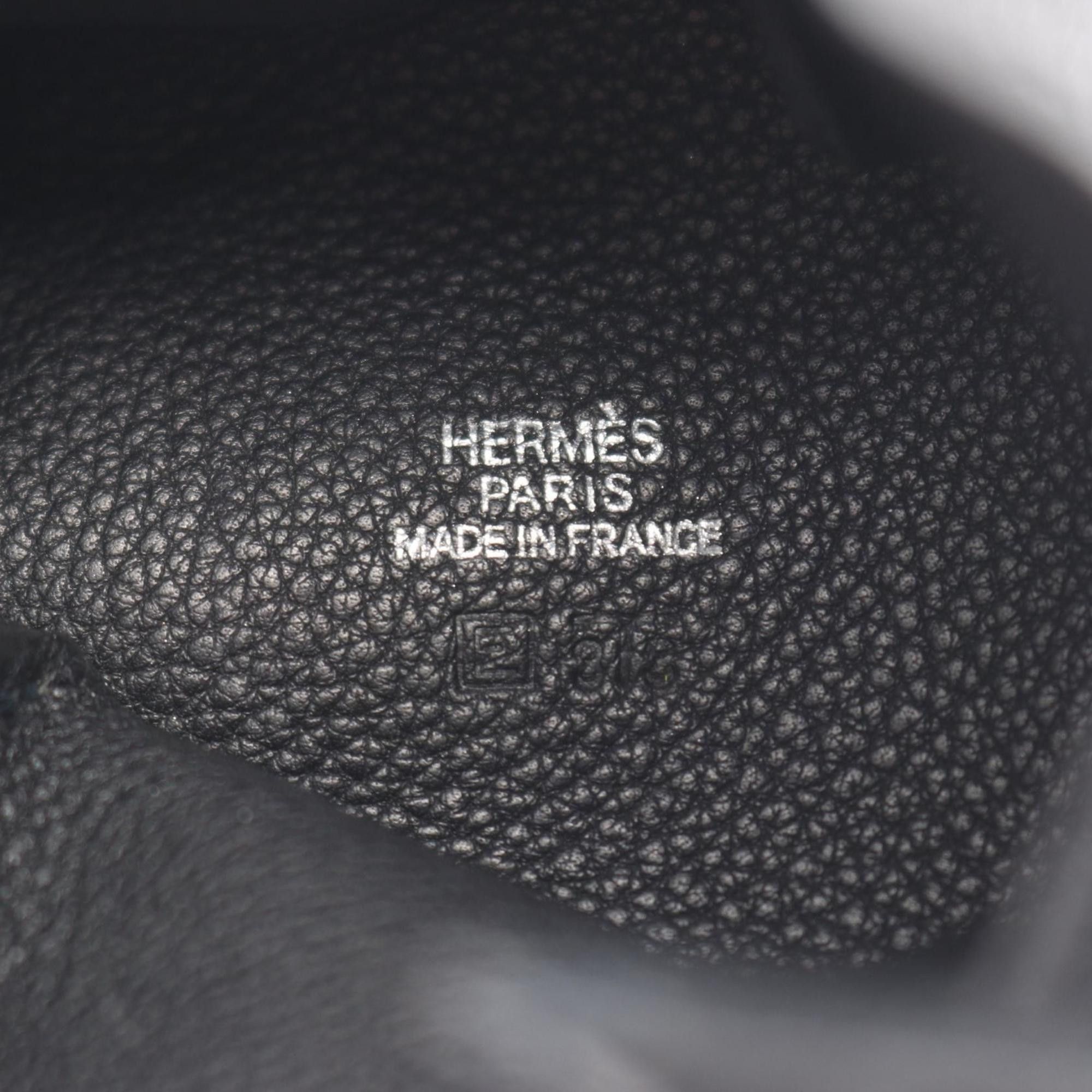 Hermes Hermes Vespa handbag/pouch, leather, Togo women's, black. Size ONE SIZE - 4 Thumbnail