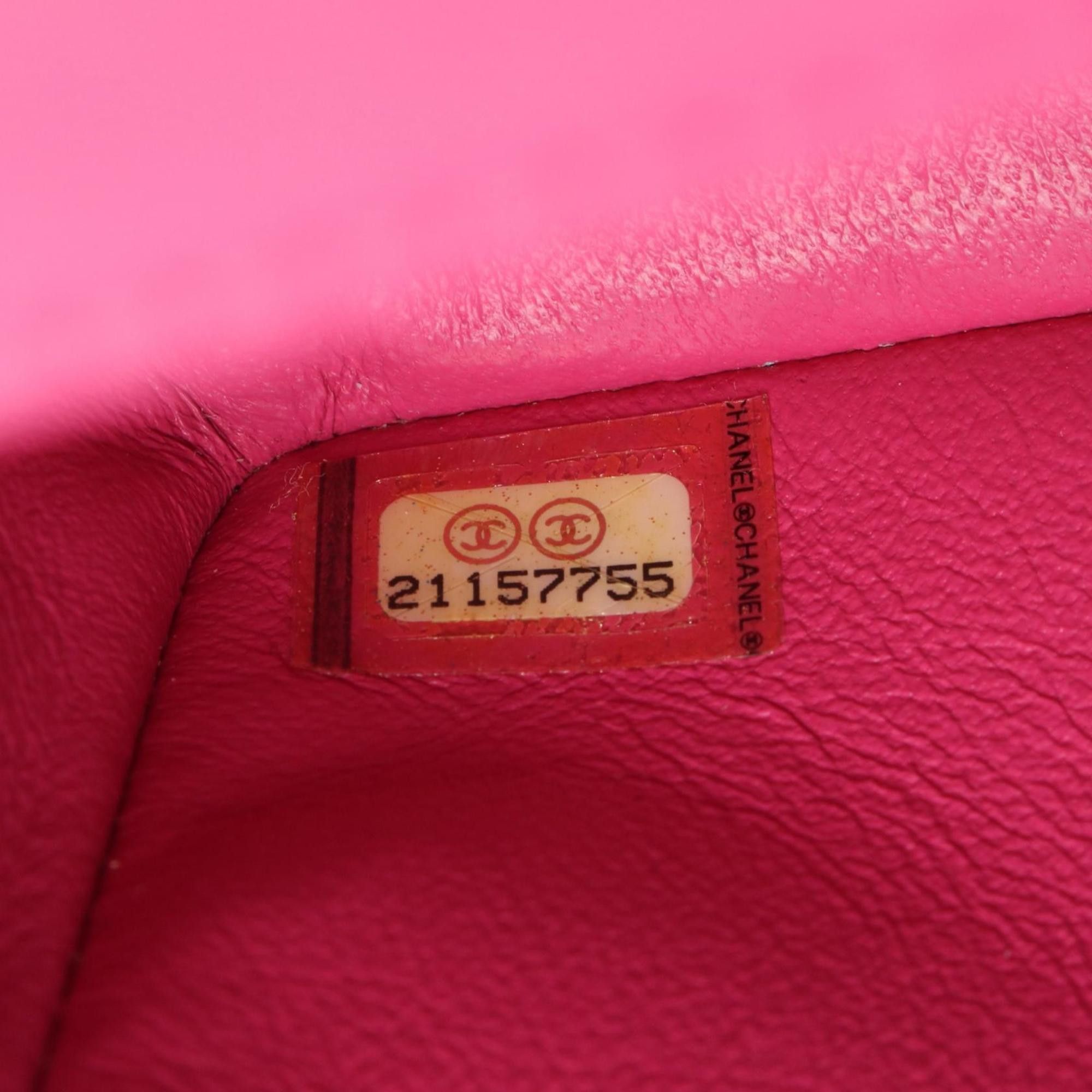 Chanel Chanel Chevron V-stitch Mini 20 Shoulder Bag/Handbag, Leather, Women's, Pink (A69900) Size ONE SIZE - 5 Thumbnail
