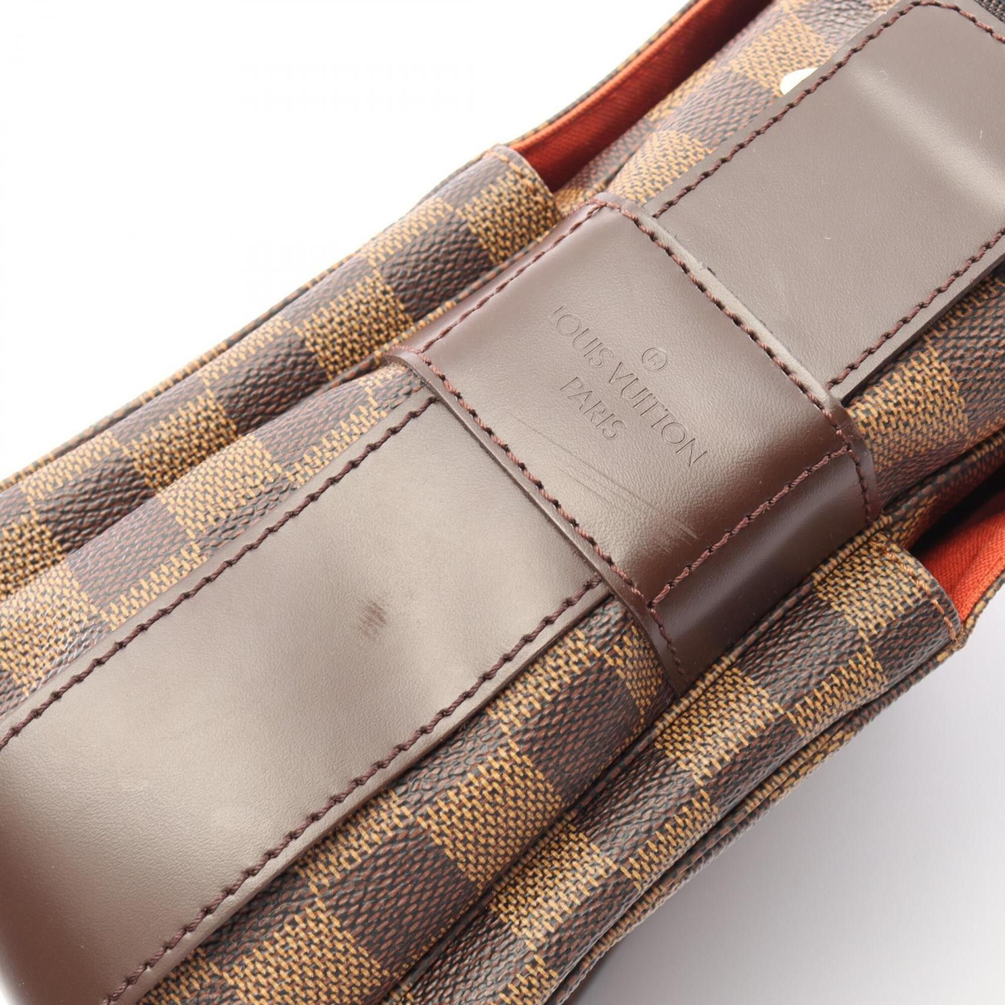 Louis Vuitton Louis Vuitton Naviglio Shoulder Bag/Handbag, Coated Canvas and Leather, Damier Pattern, Men's/Women's, Brown, N45255 Size ONE SIZE - 10 Thumbnail