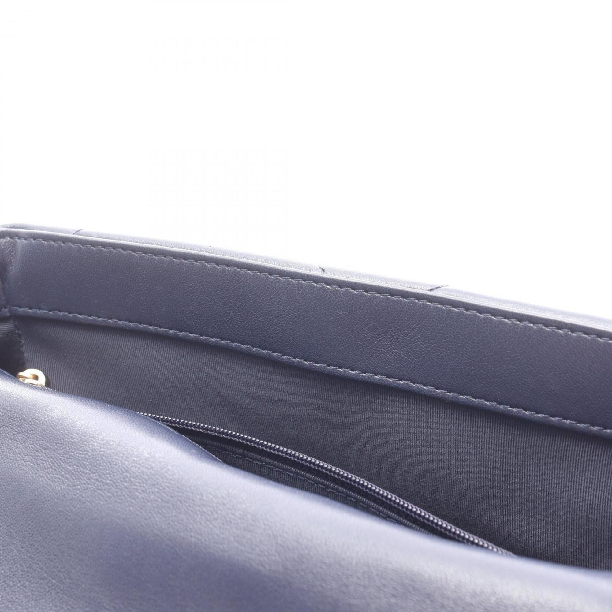 Chanel Chanel 19 Dixneuf Matelassé Combination Hardware 2-Way Shoulder Bag/Handbag Lambskin Leather Women's Navy AS1160 Size ONE SIZE - 6 Thumbnail